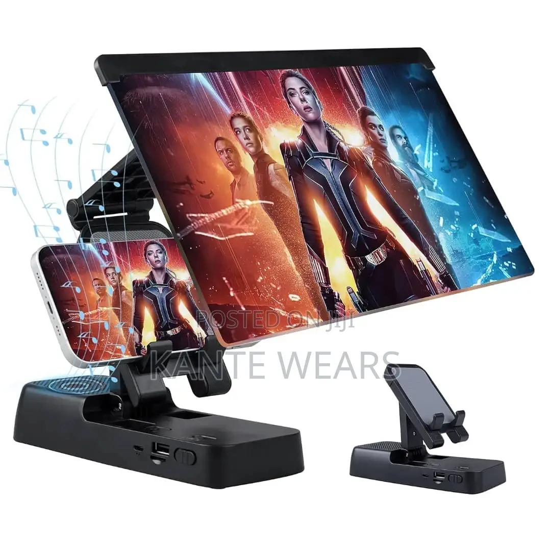 F19 Mobile Phone Holder With Screen Bluetooth Speaker