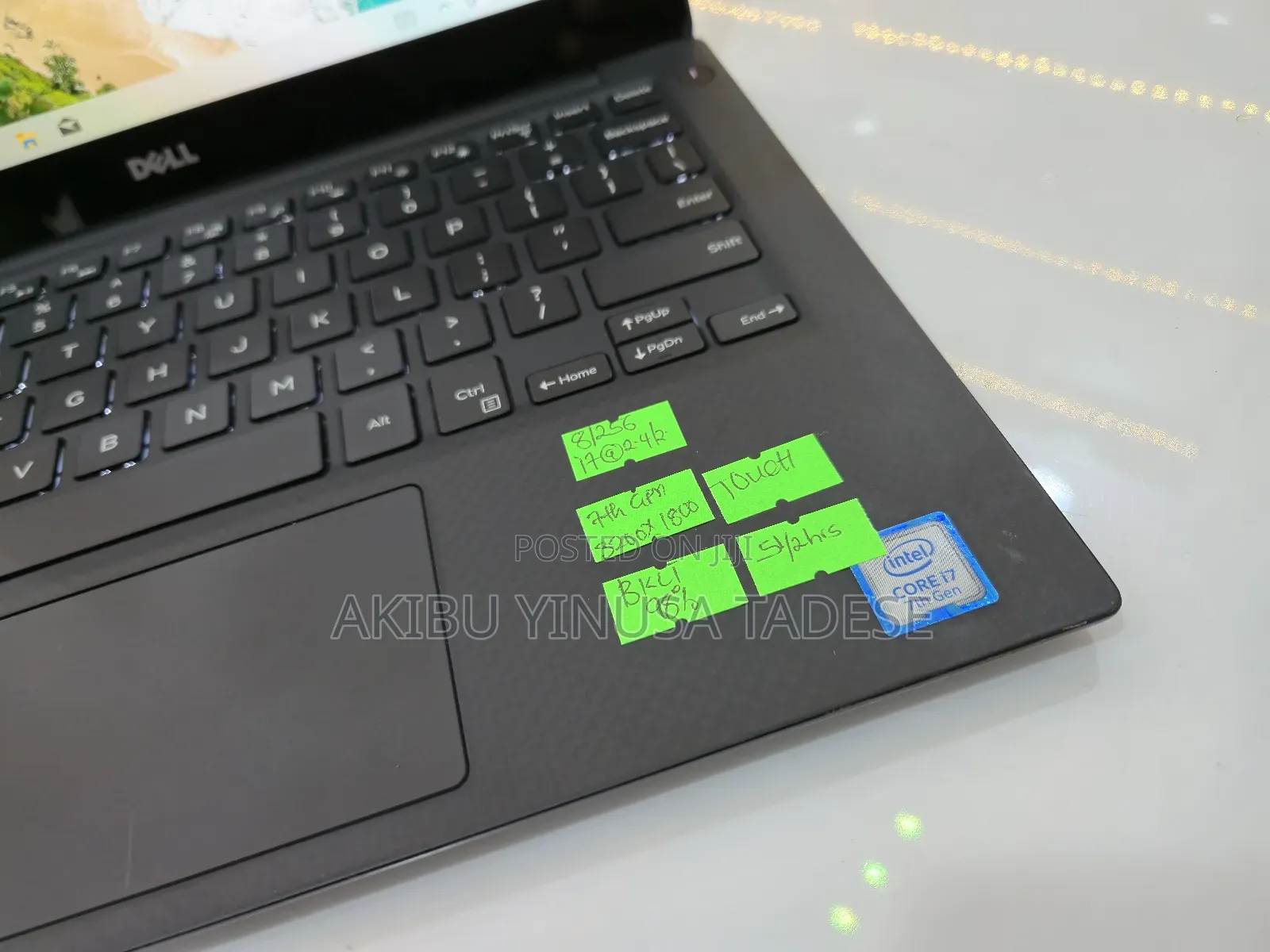 Laptop Dell XPS 13 (9360) 8GB Intel Core I7 SSD 512GB