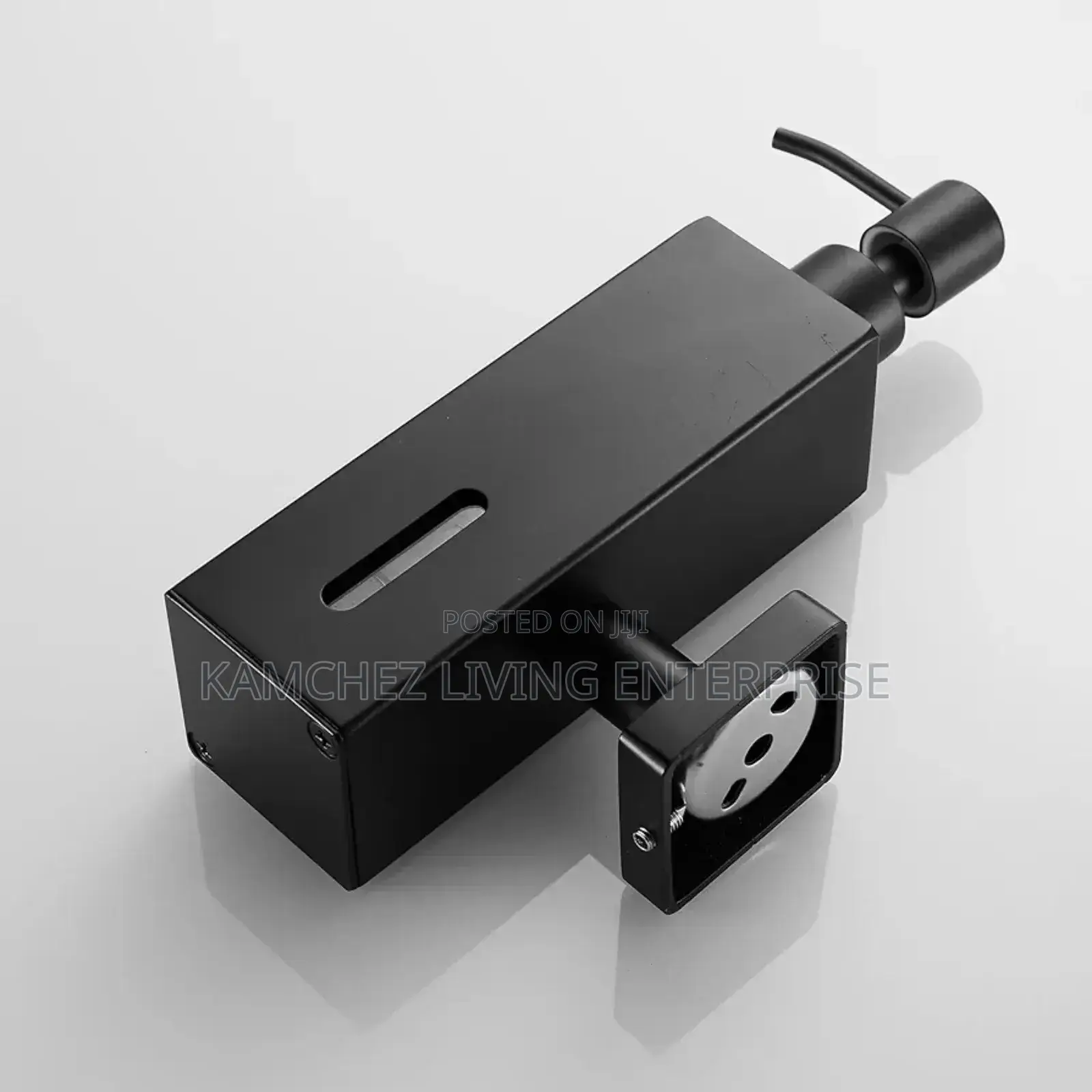 Matte Black Wall Soap Dispenser – 200ml Refillable Steel