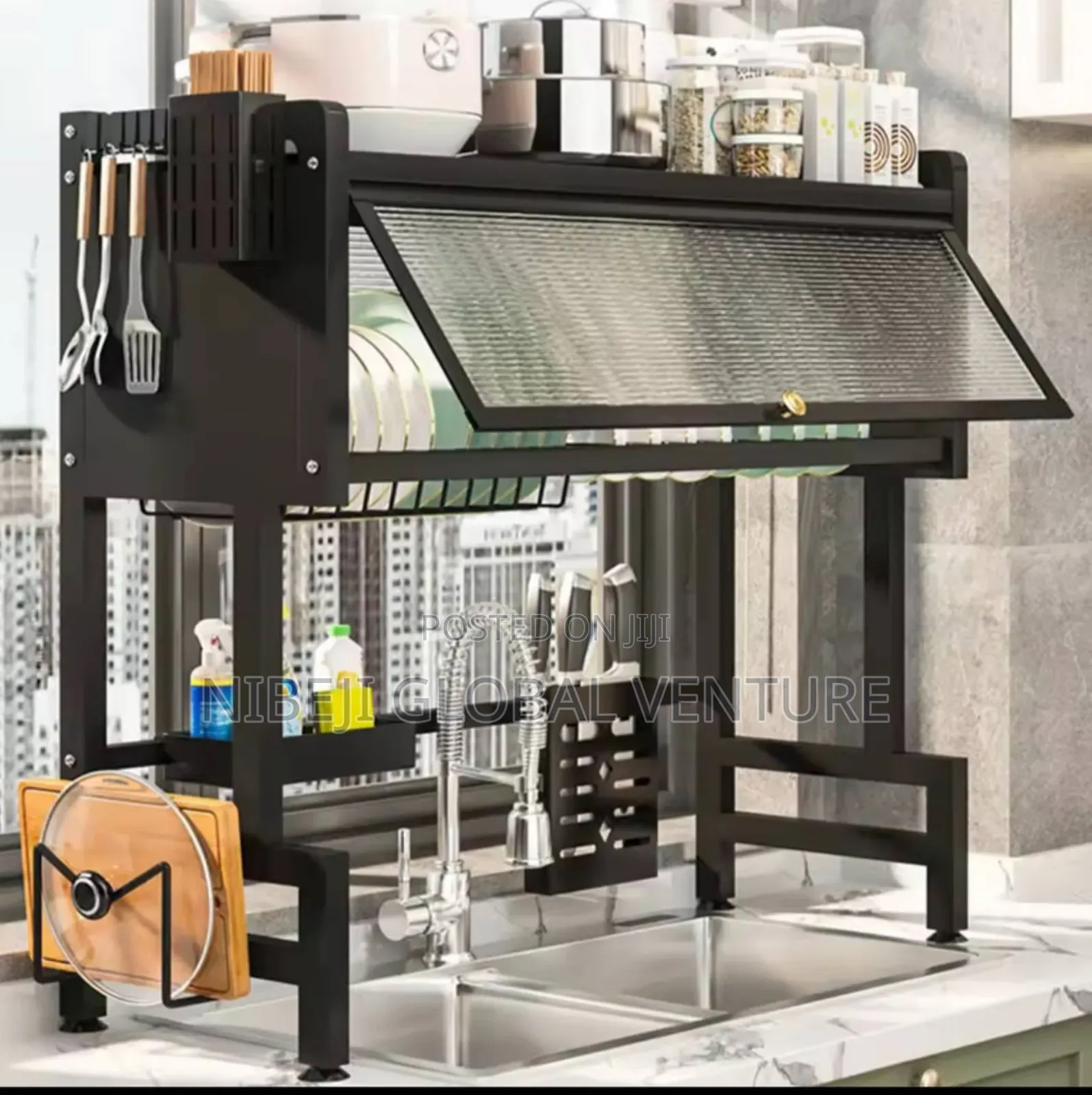 Kitchen Storage Cabinet Over the Sink