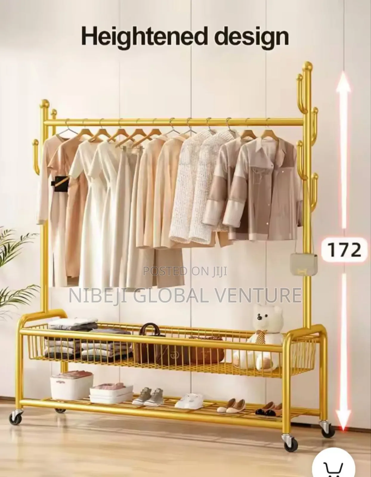 Metal Furniture Storage Clothes Rack