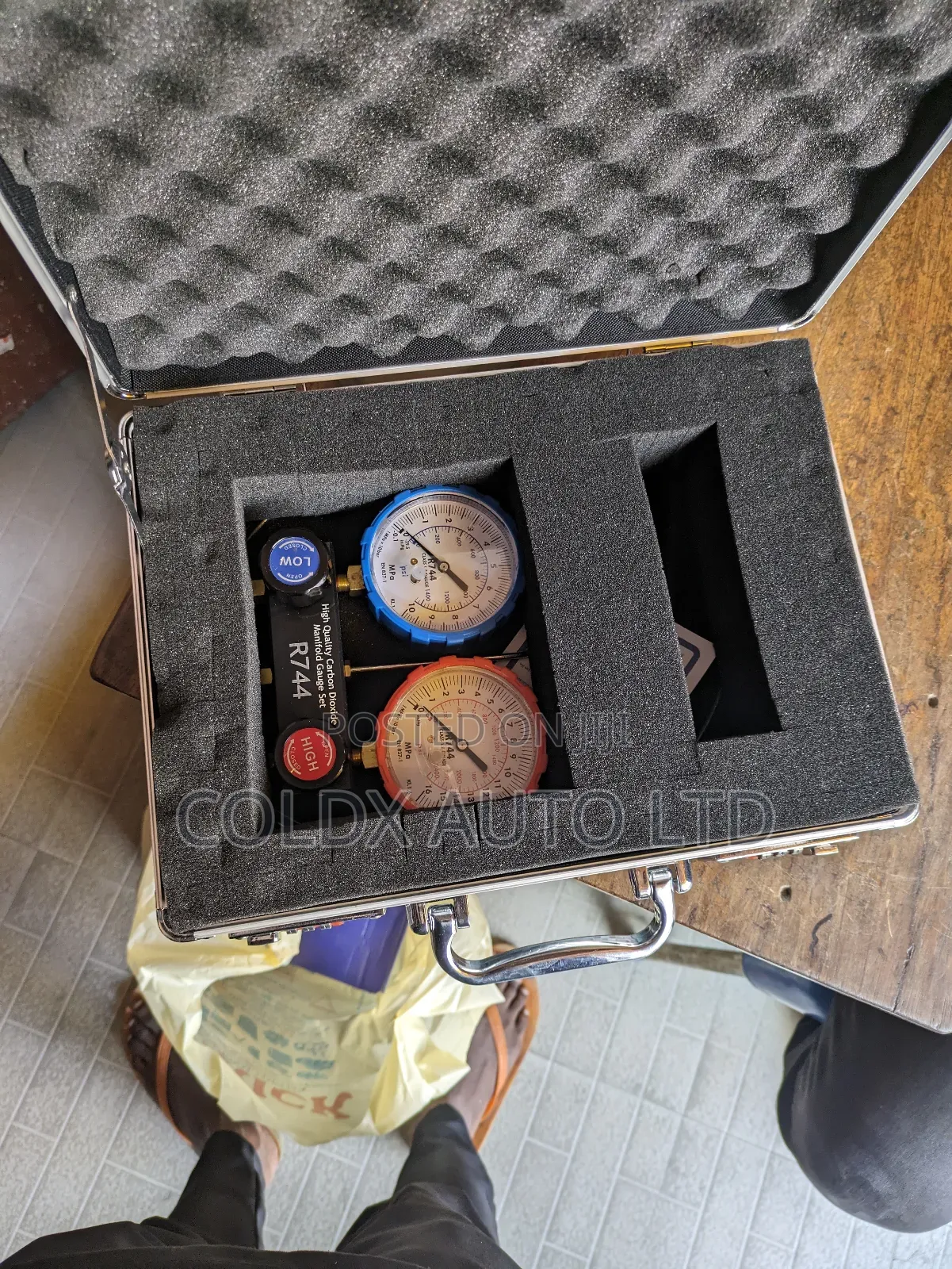 Complete Boxed Manifold Gauge Set R744 A/C System