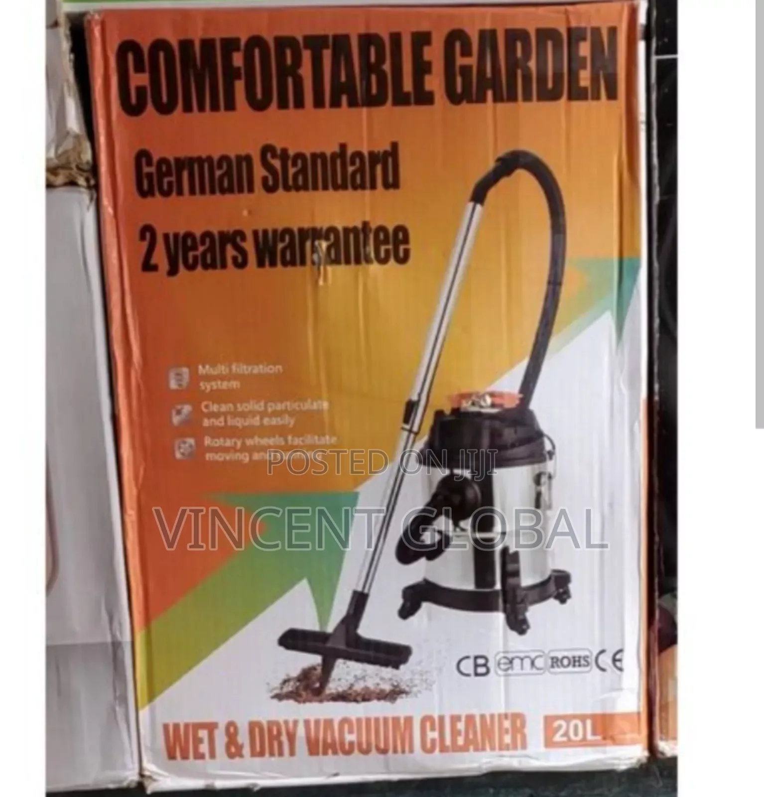 20 Litres Comfortable Garden Vacuum Cleaner