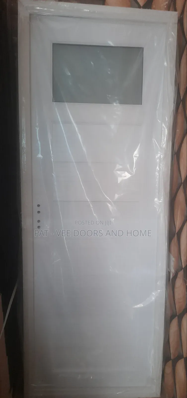 PVC White Toilet Door