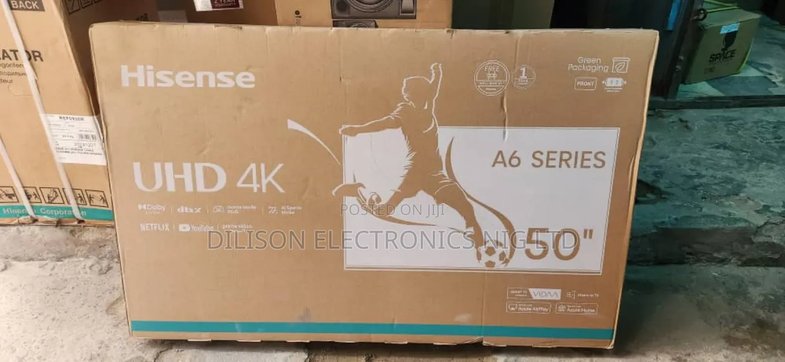 50" Hisense Uhd A6 Series Android Smart Tv