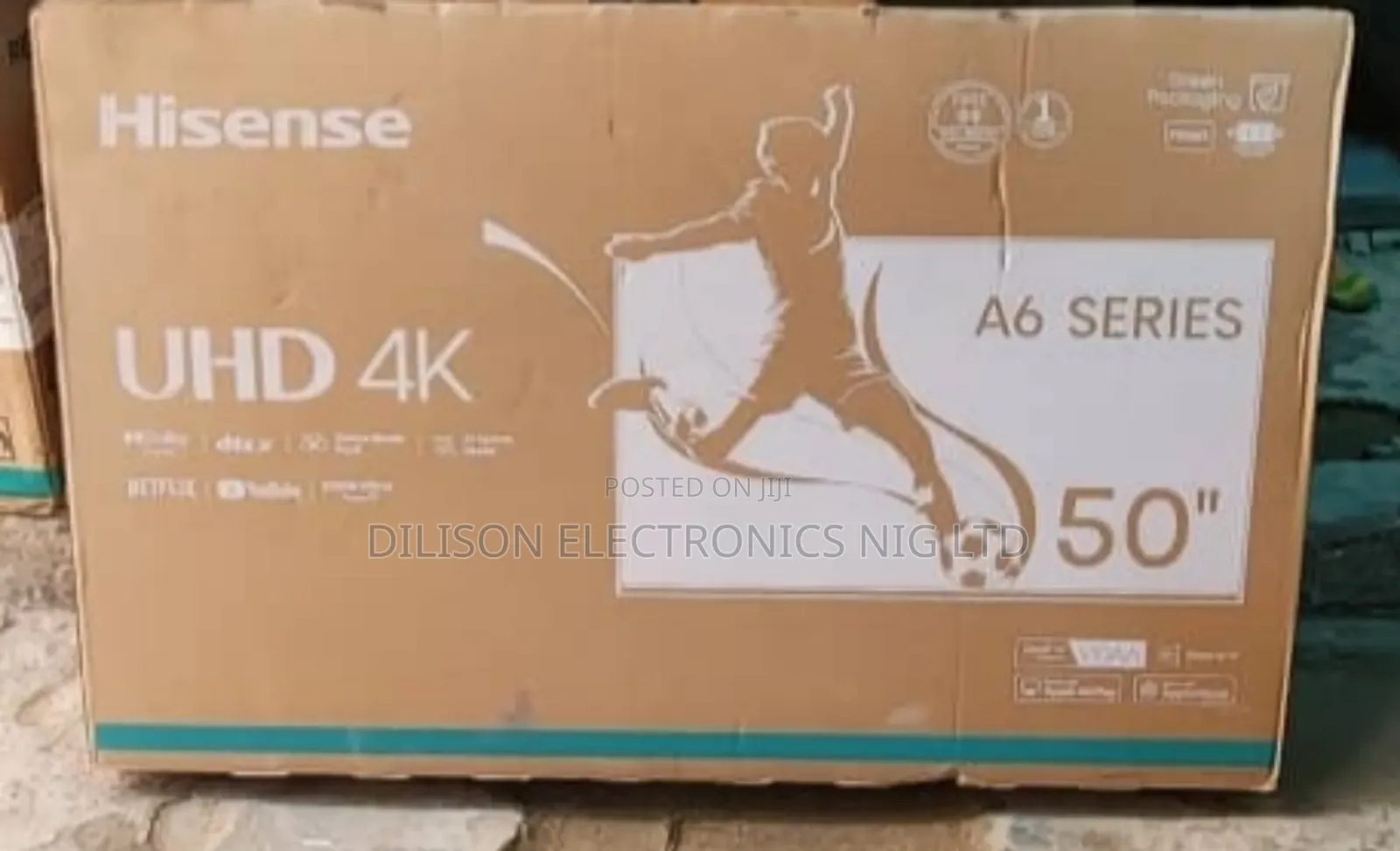  Uhd Hisense 50" Malti Smart Television
