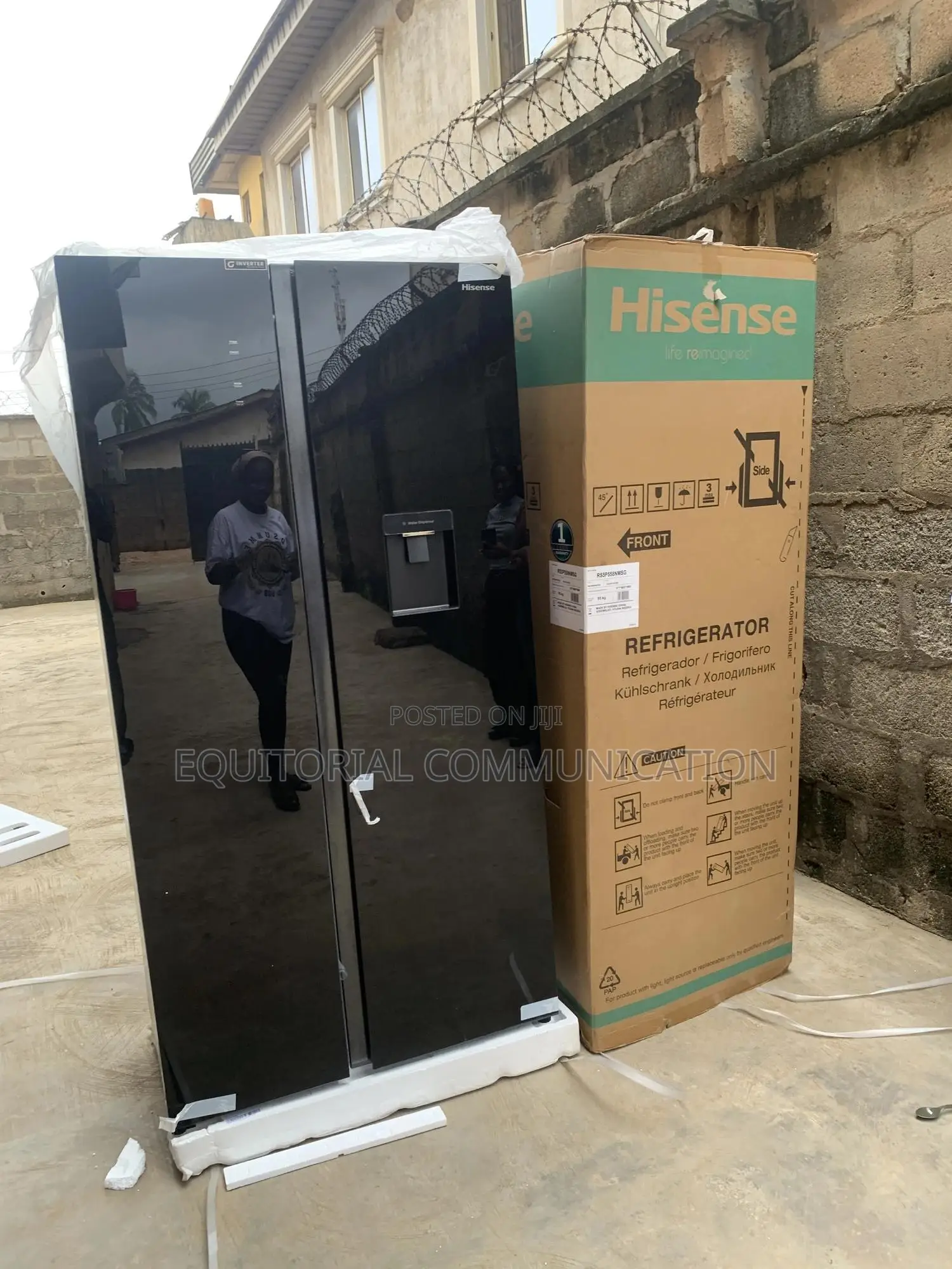 558l Fridge With Multi-Airflow System – Hisense Rs5p5558nmsg