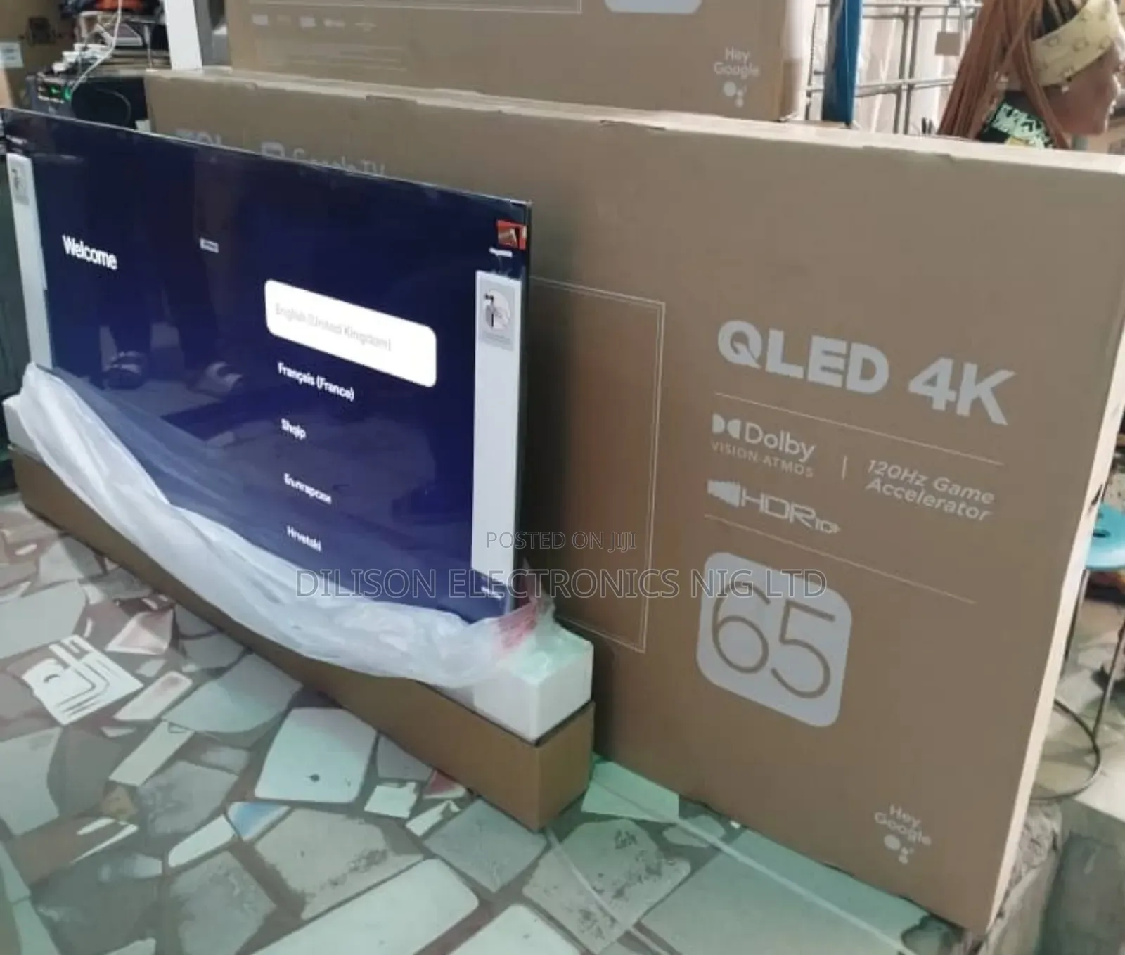 Qled TCL 65" Android Smart Tv Low Watt Energy