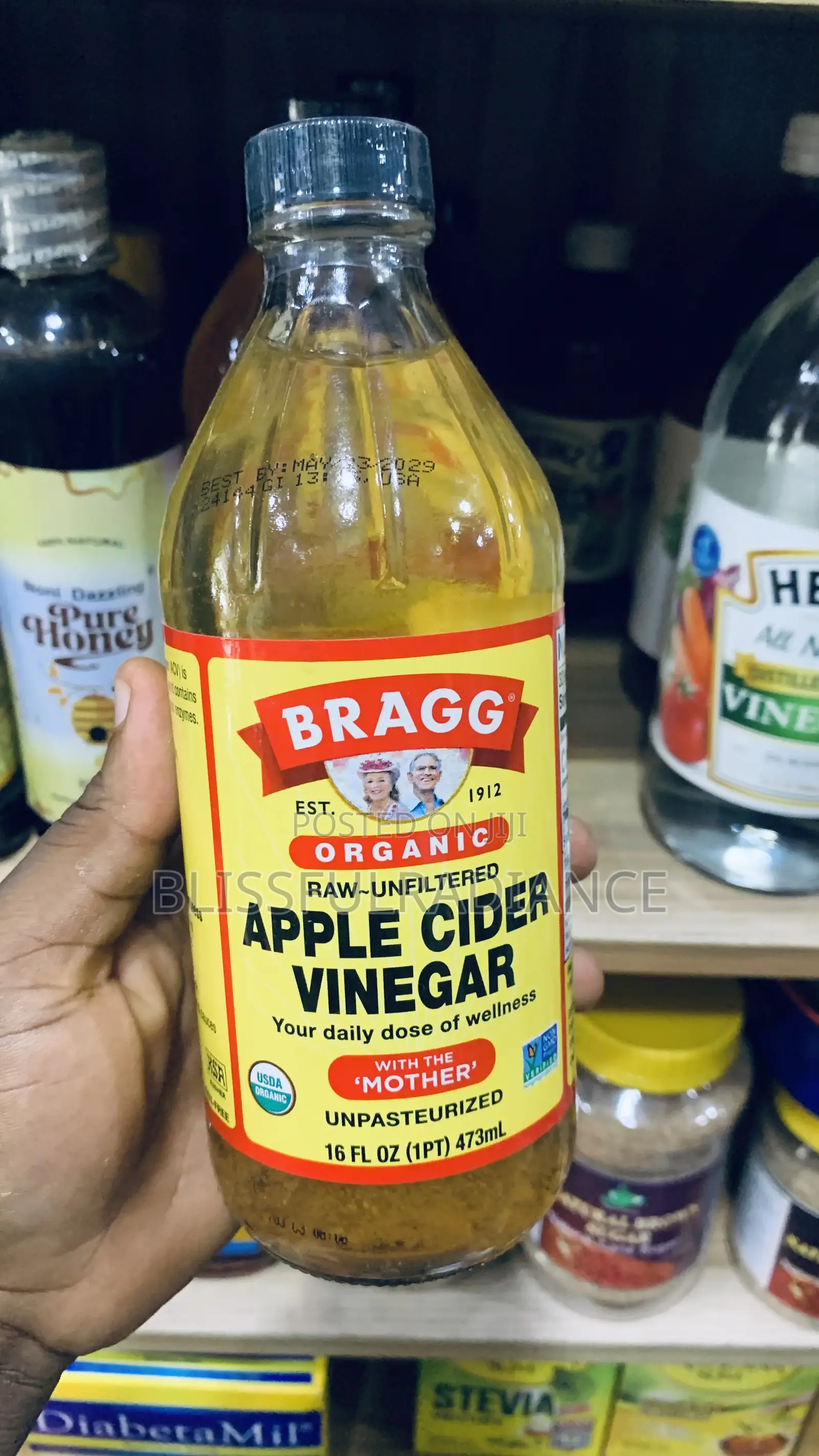 Bragg Apple Cider Vinegar (With Mother) 473ml