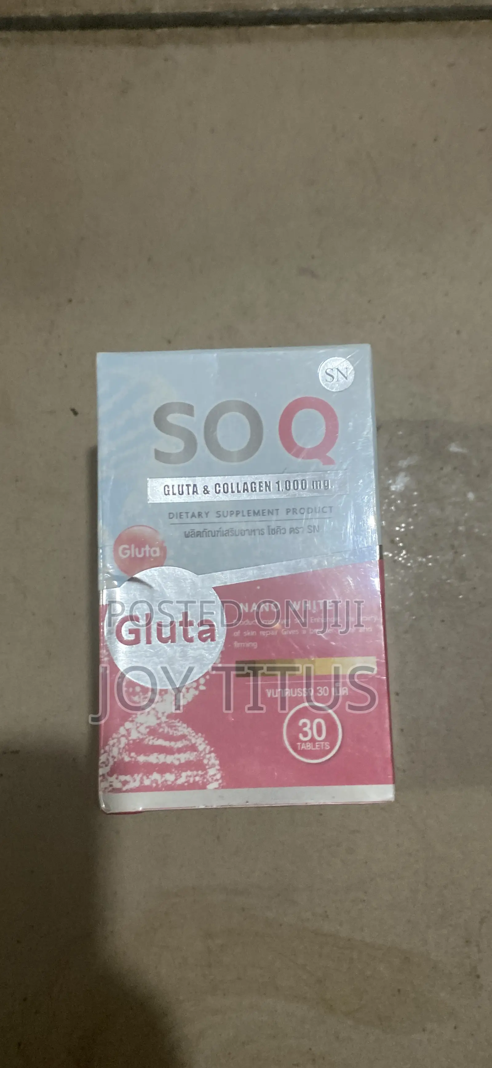 Soq Gluta and Collagen 1000mg