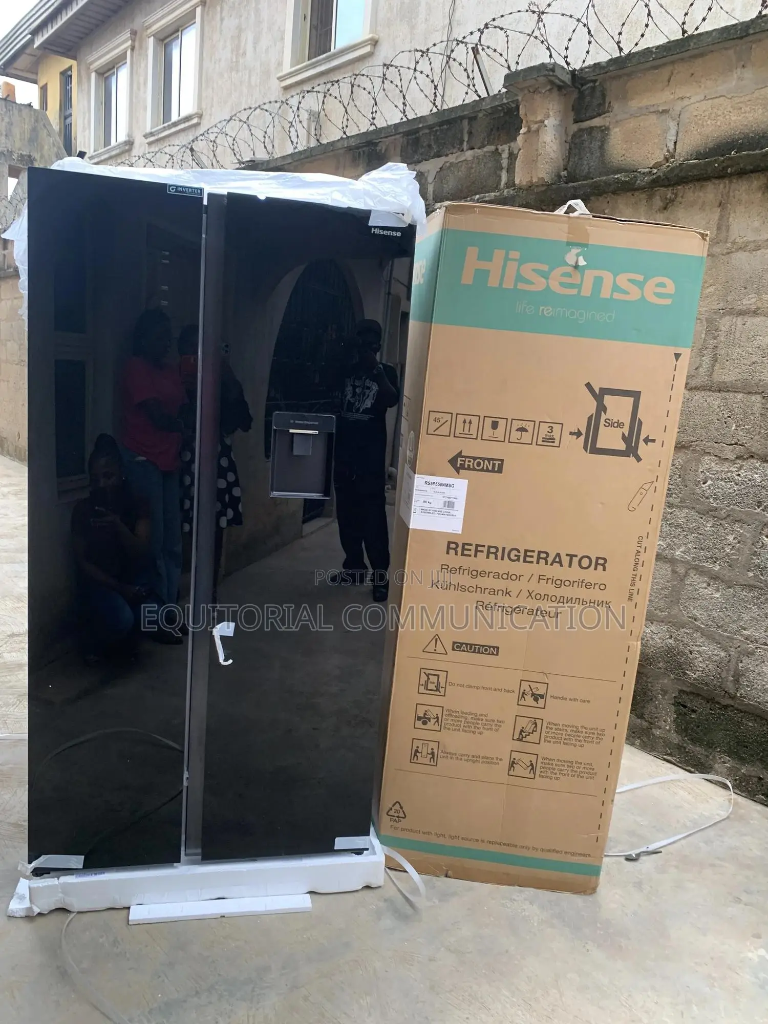 Dynamic Hisense Rs5p558nmsg Refrigerator --558l