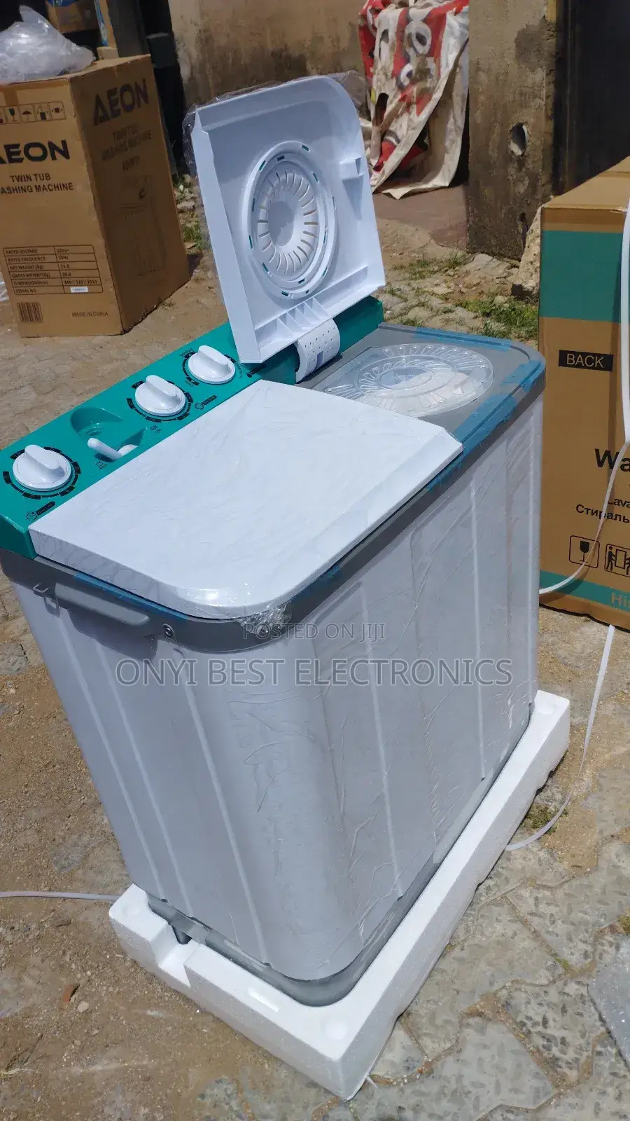 Hisense 7.5kg Washing Machine Twin Tub Wmwsqb753