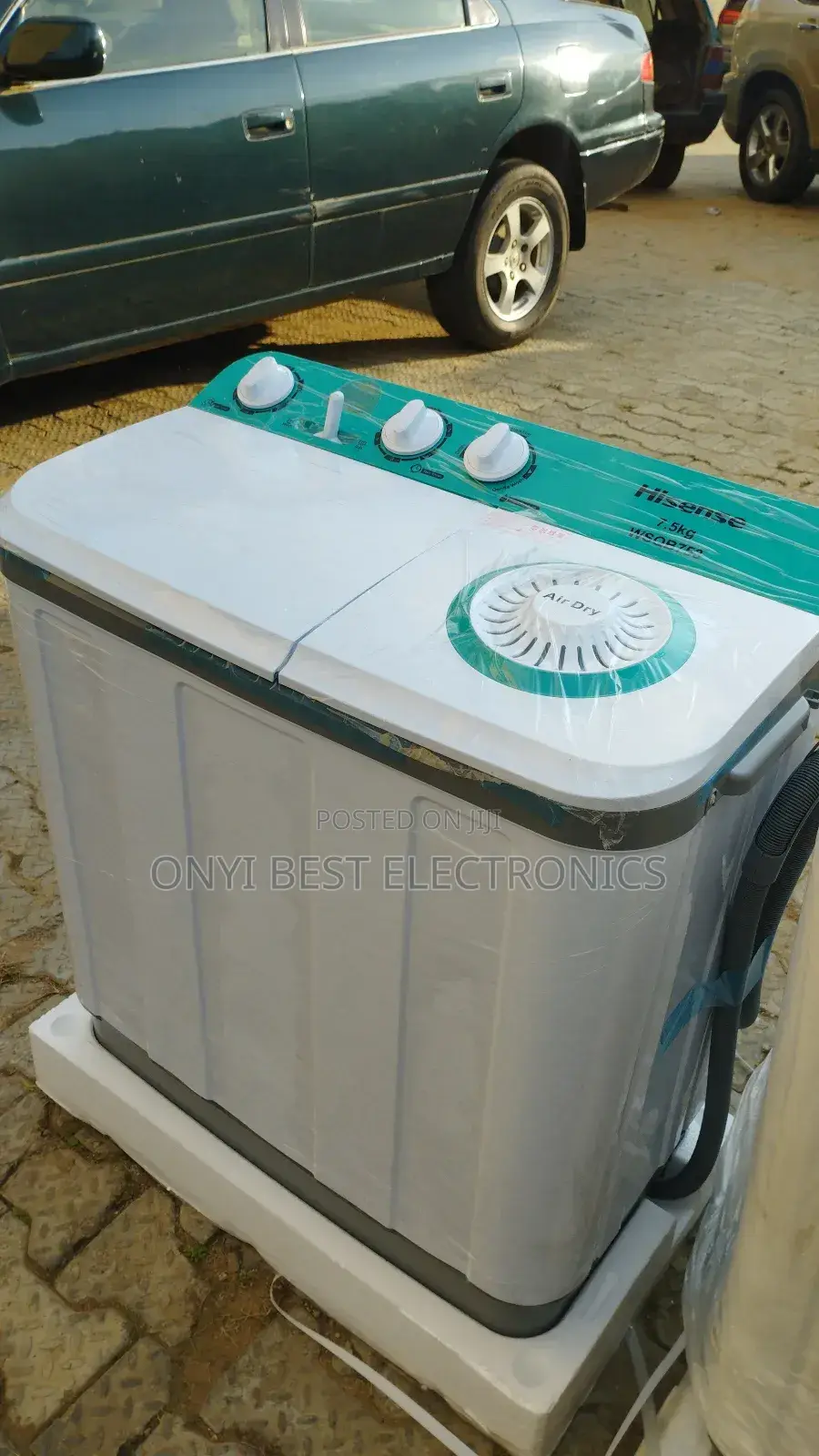 Hisense 7.5kg Washing Machine Twin Tub Wmwsqb753
