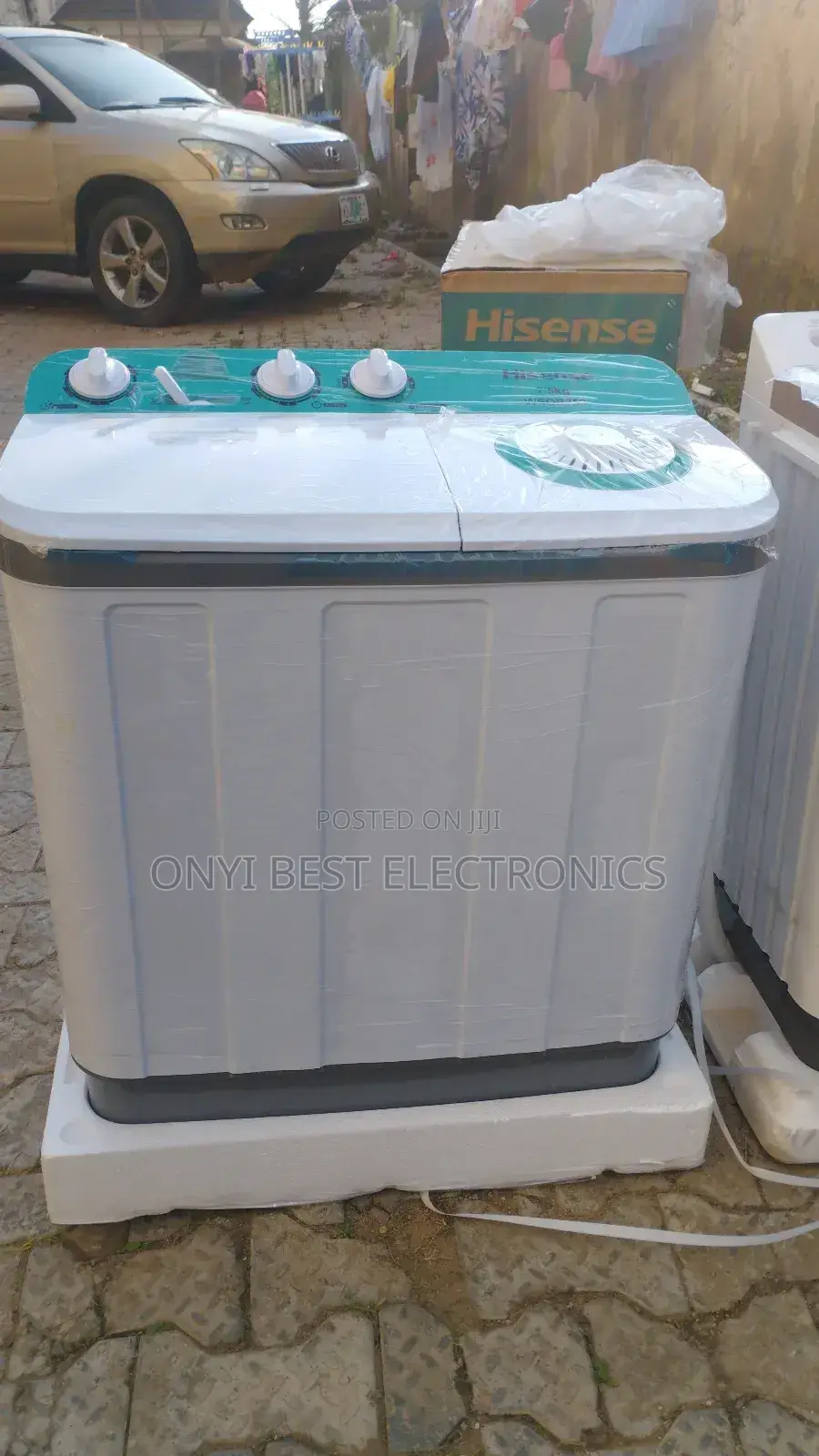 Hisense 7.5kg Washing Machine Twin Tub Wmwsqb753