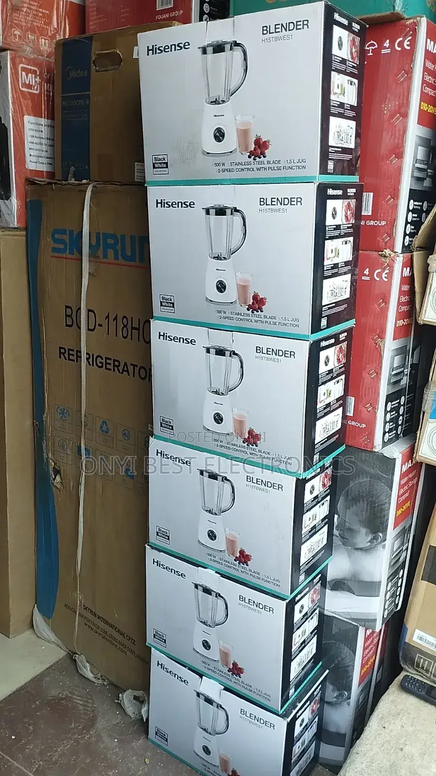 Hisense Blender 500w 1.5l White (H15tbwes1)