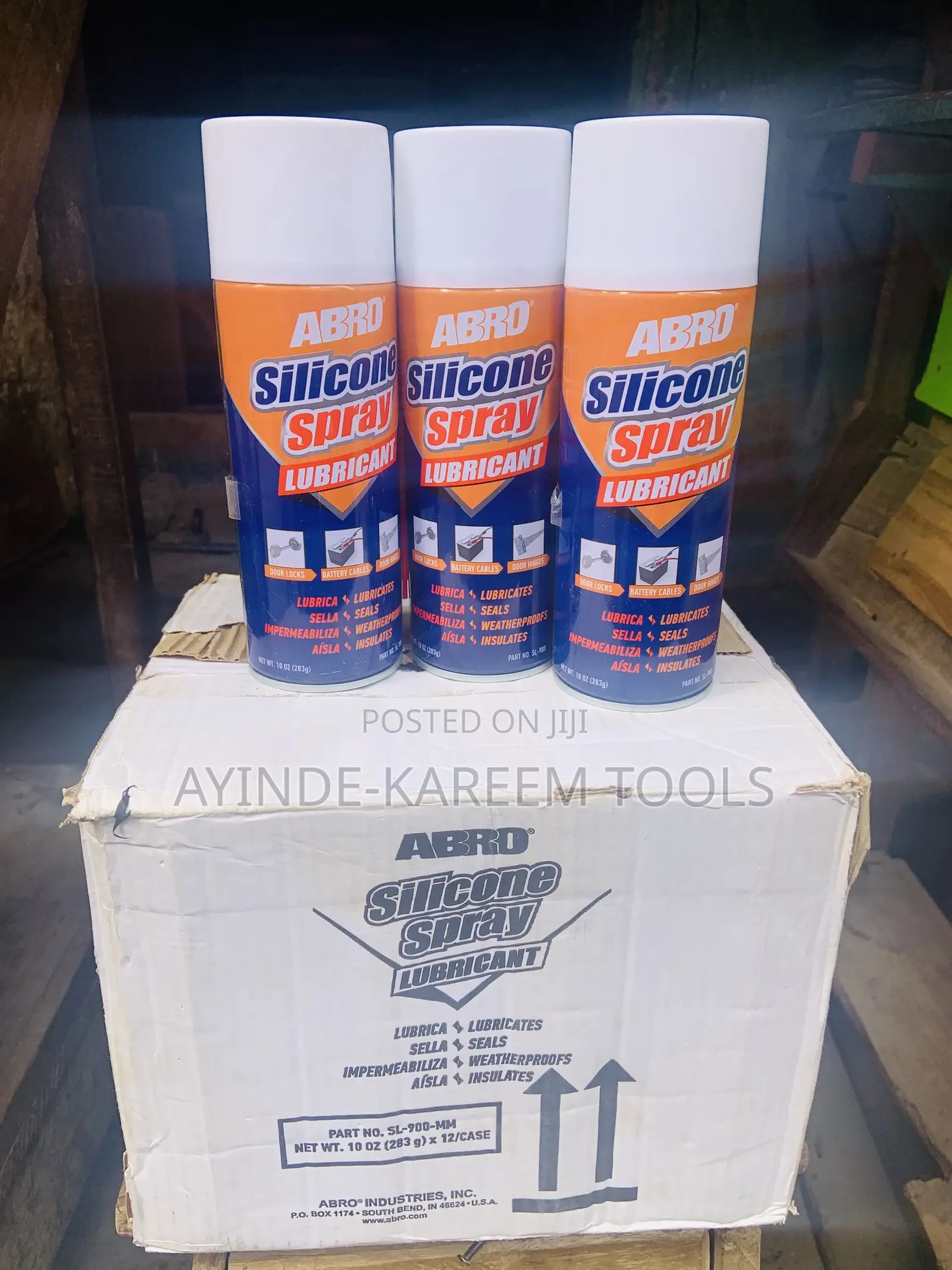 Abro Silicone Spray Lubricant