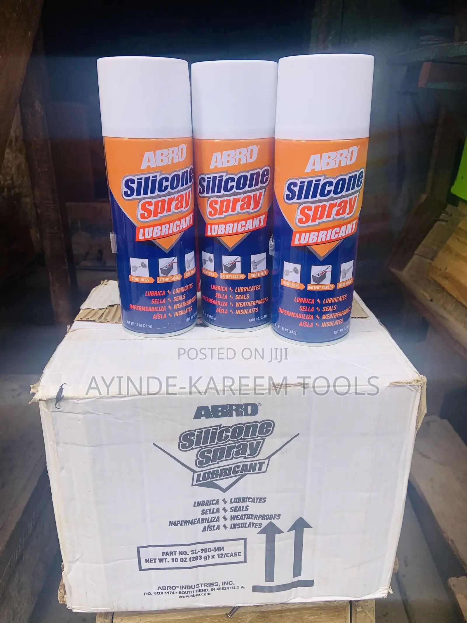 Abro Silicone Spray Lubricant