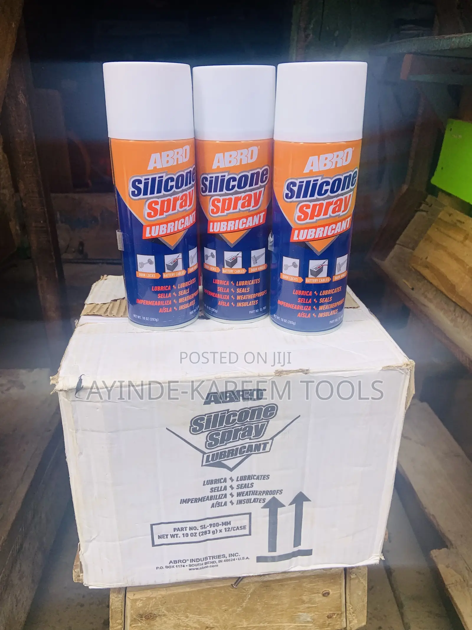Abro Silicone Spray Lubricant