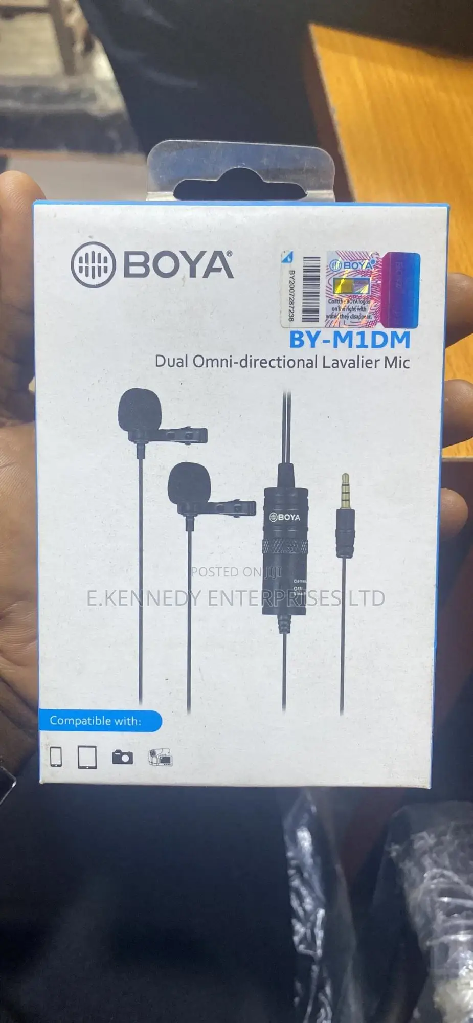 Boya Dual Omni-Directional Lavalier Microphone M1dm