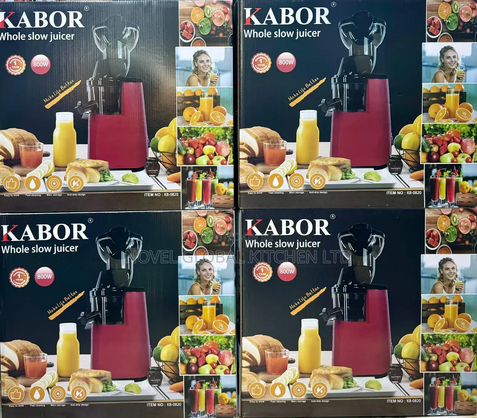 Kabor Whole Slow Juicer
