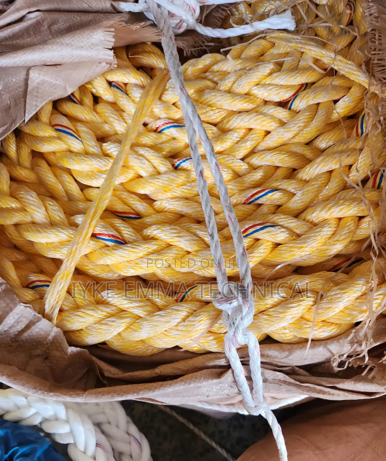 High Tenancity Mixed Polyester / Polypropylene Mooring Rope