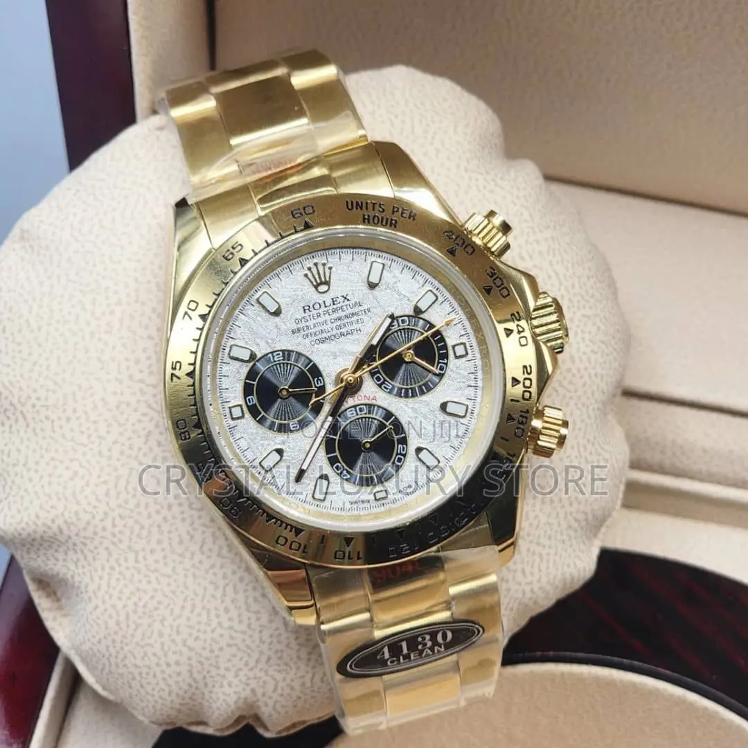 Rolex Quality Luxury Men Chain Strap Wristwatche