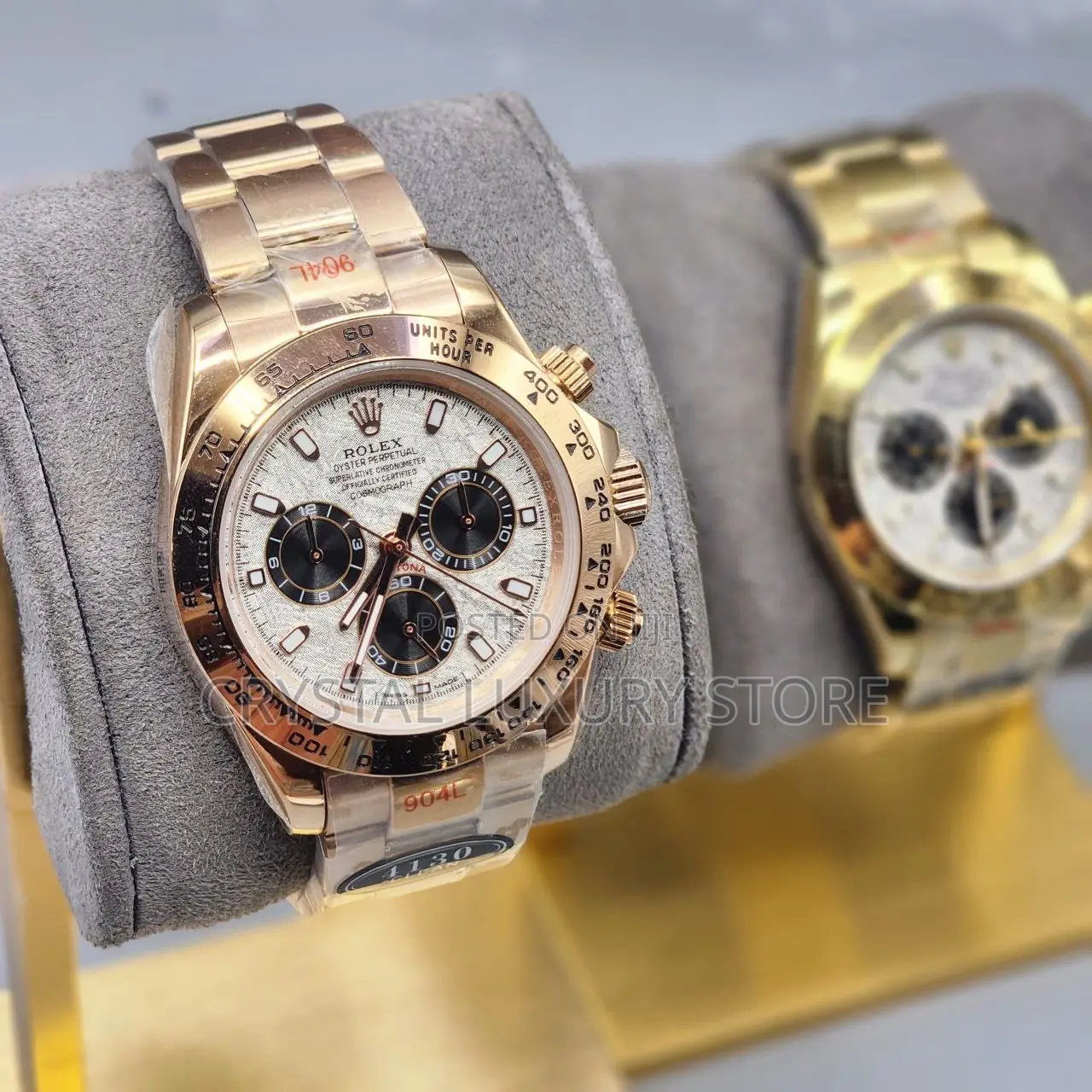 Rolex Quality Luxury Men Chain Strap Wristwatche