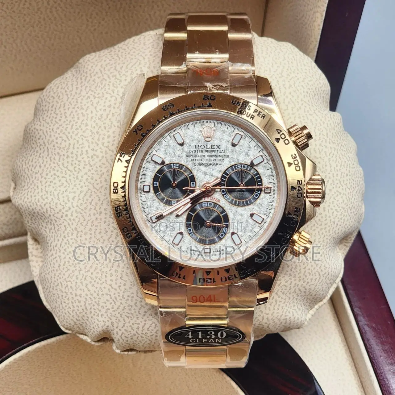 Rolex Quality Luxury Men Chain Strap Wristwatche