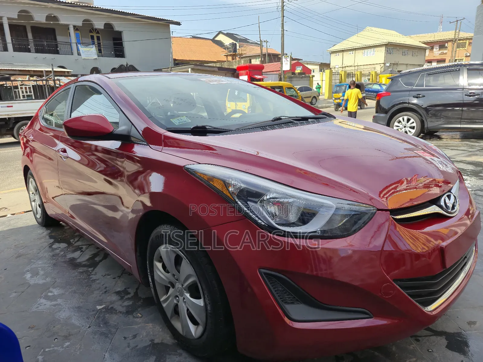 Hyundai Elantra SE Sedan FWD (1.8L 4cyl 6A) 2016 Red
