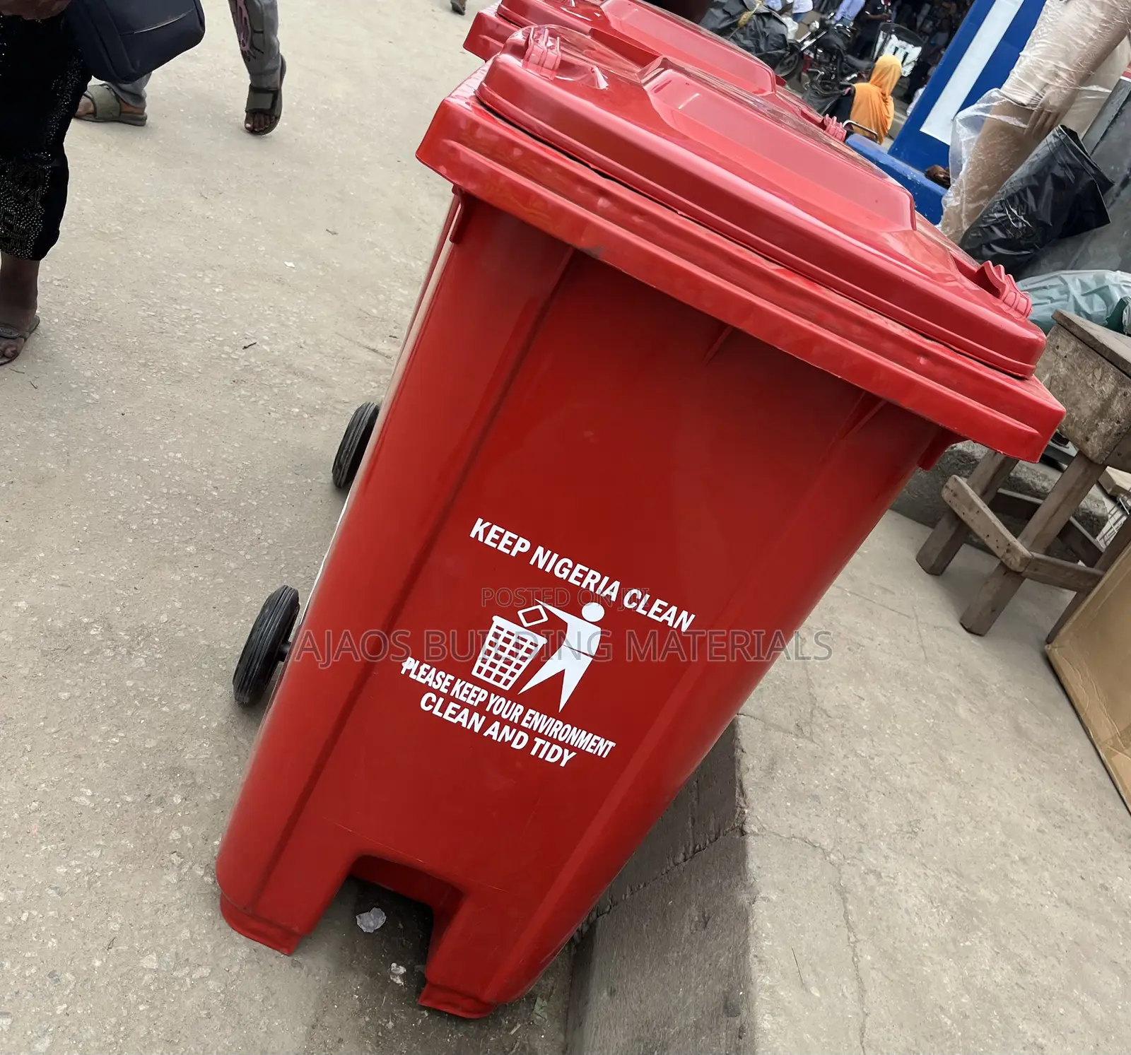 240l Plastic Dustbins