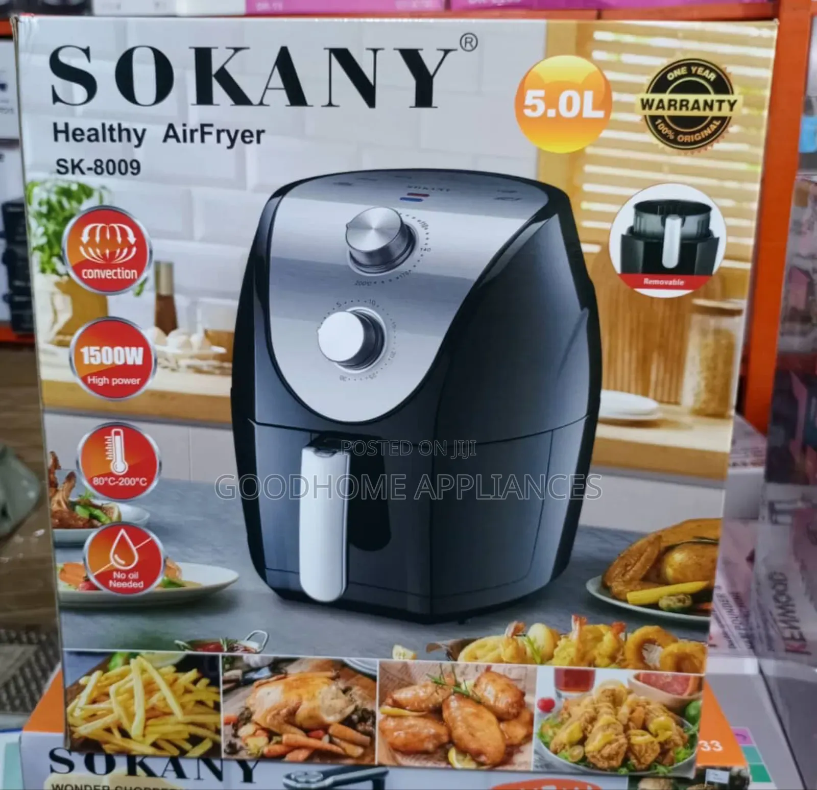 Sokany 5l Healthy Air Fryer Machine