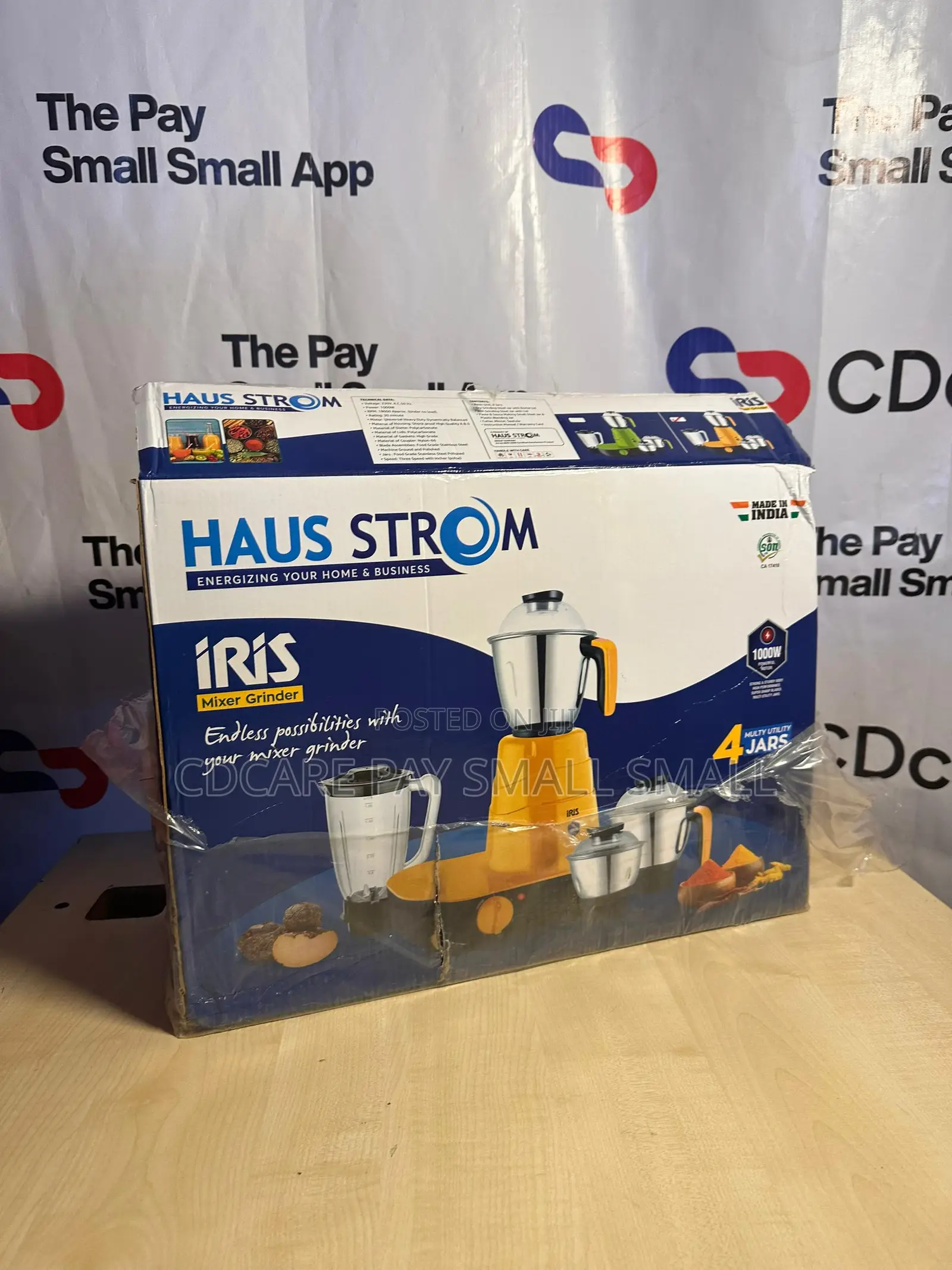 Pay Small Small Haustrom Iris Mixer Grinder On Cdcare.App