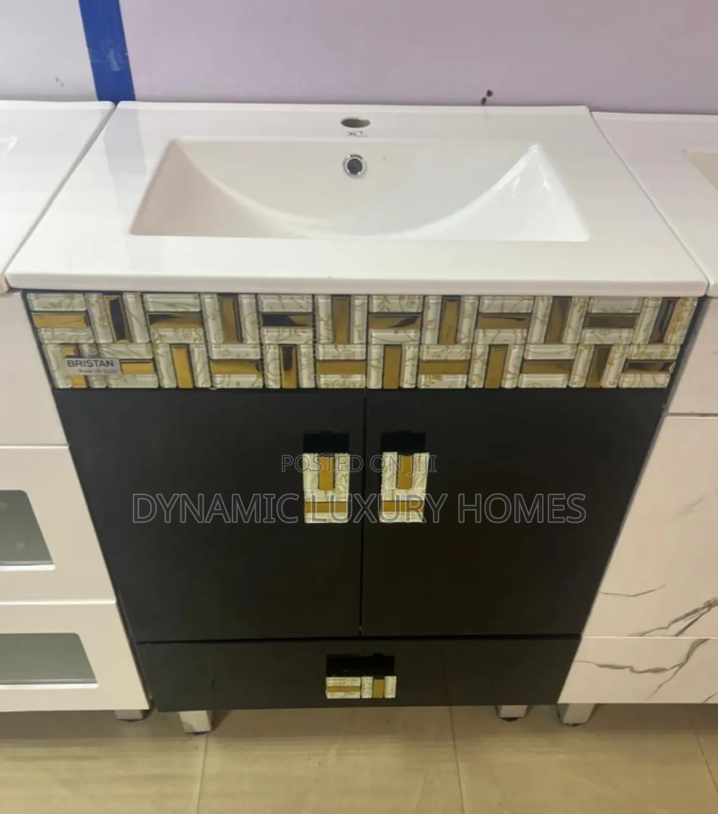 Quality Versace Cabinet With Ceramic Wash Hand Basin