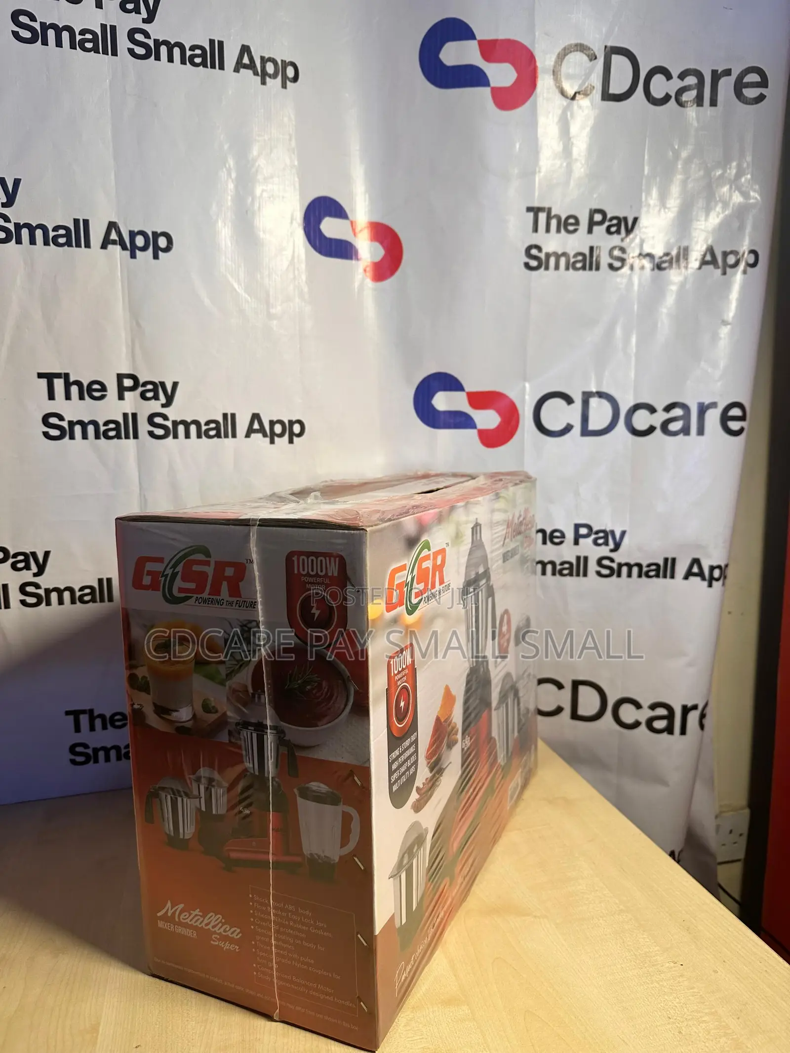 Pay Small Small Gsr Metallica Mixer Grinder On Cdcare.App
