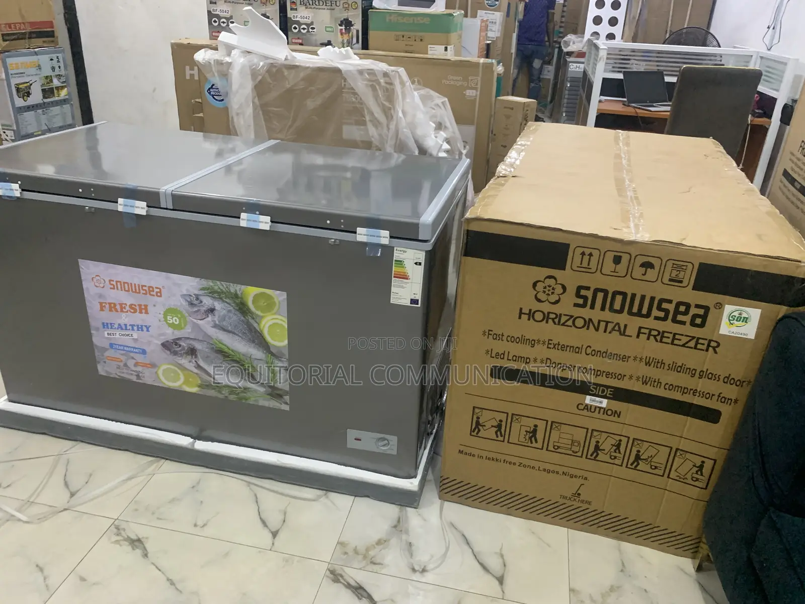 Snowsea 420l Chest Freezer – Ideal for Home or Business