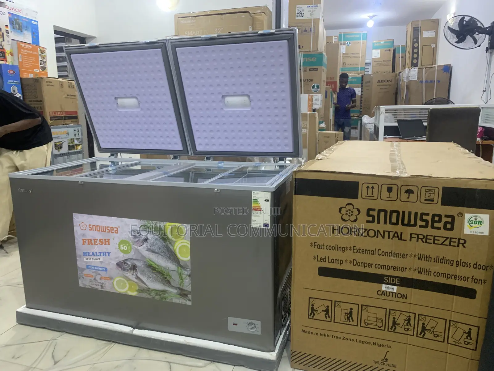 Snowsea 420l Deep Chest Freezer – Commercial Grade