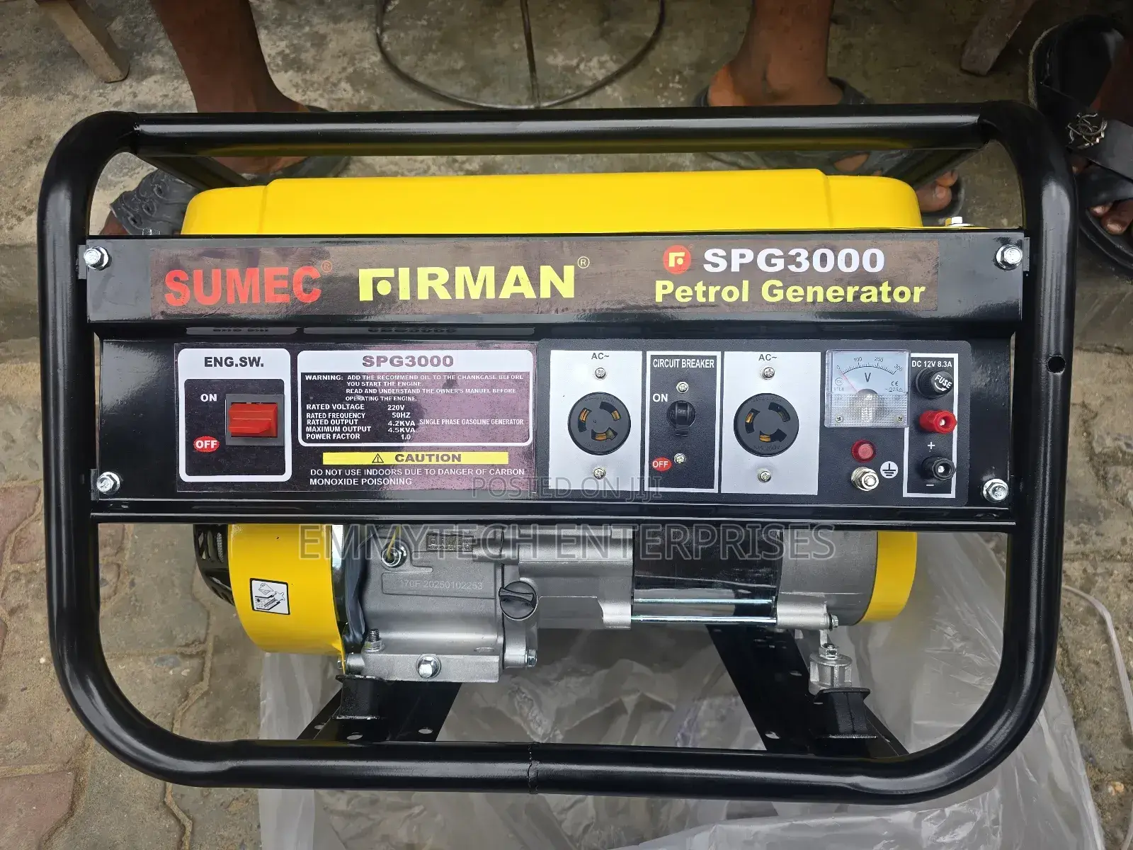 Brand New Sumec Firman Petrol Gen Spg3000m(3.0kva)