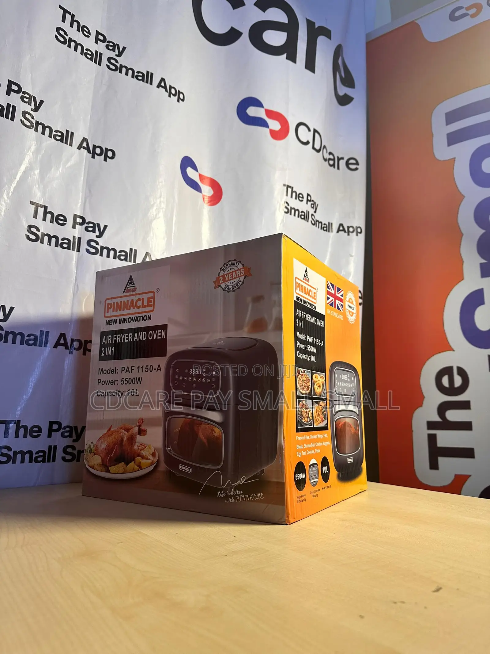 Pay Small Small Pinnacle 2in1 Air Fryer On Cdcare.App