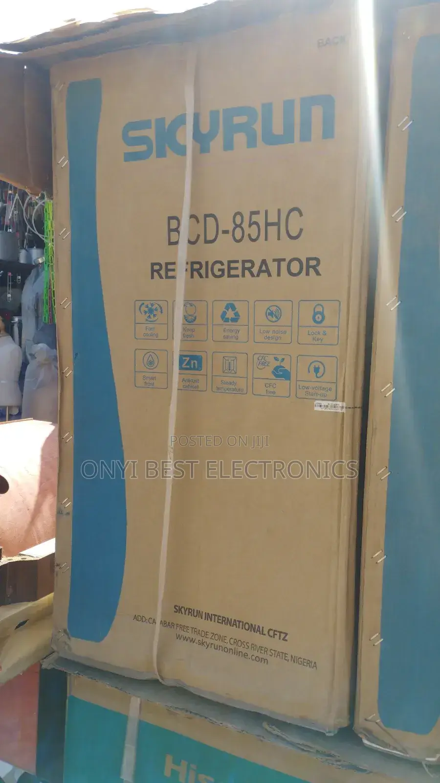 Skyrun Double Door Top Mount Fridge 85l Sliver(Bcd-85hc)