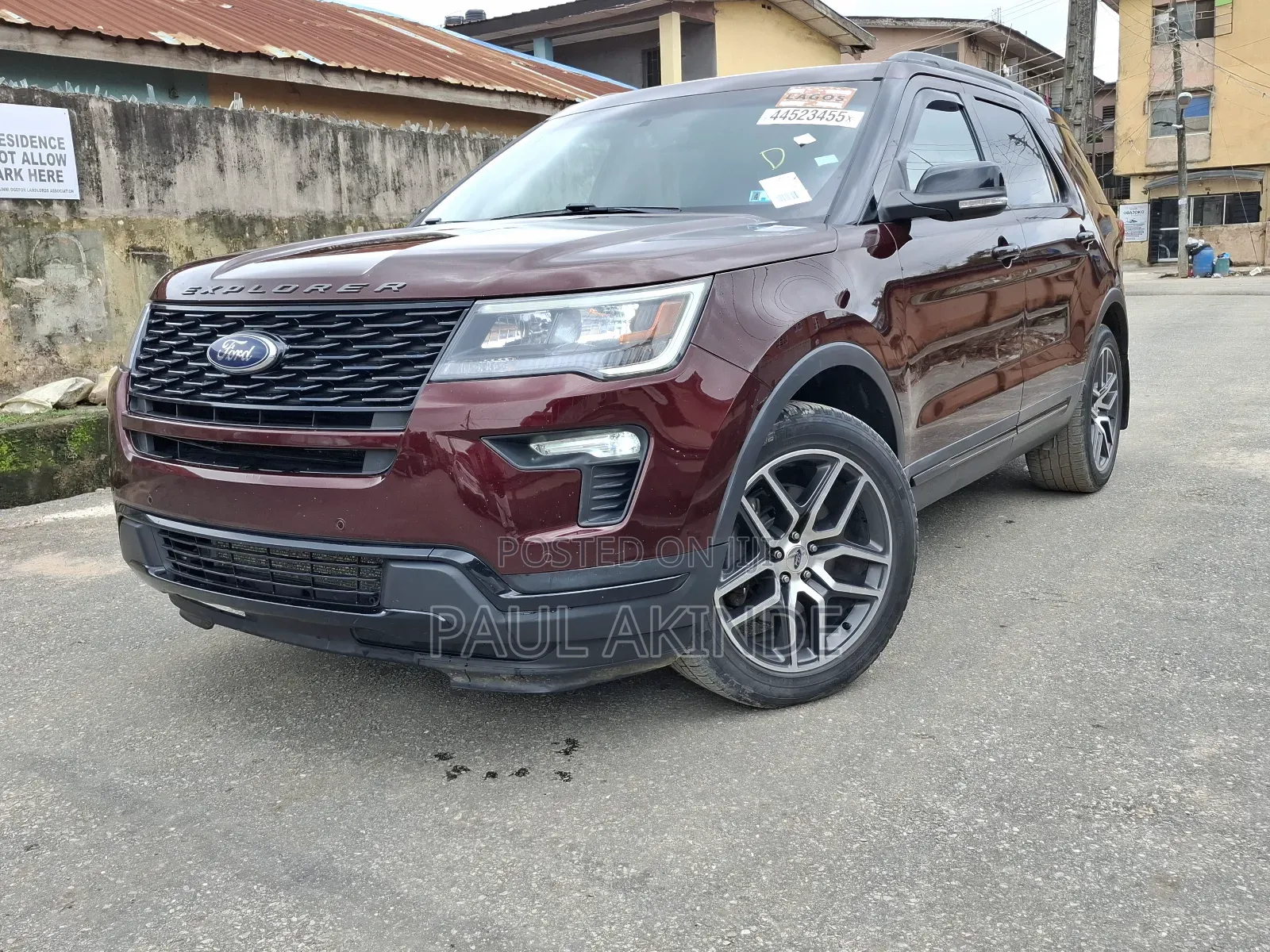 Ford Explorer Limited AWD 2019 Burgundy