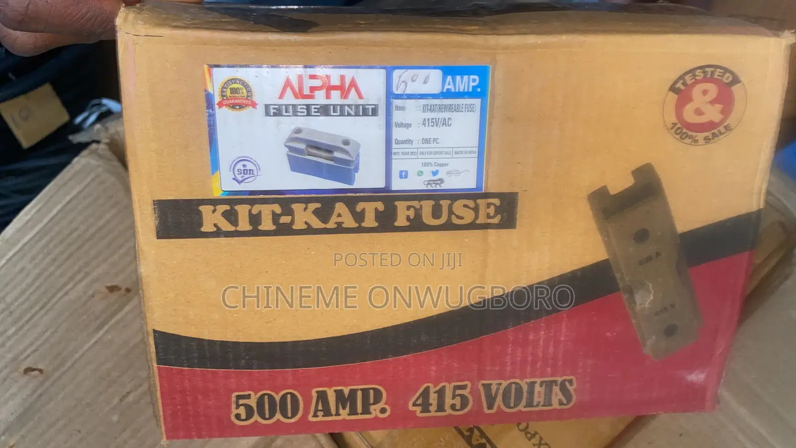 500a Fuse and Base
