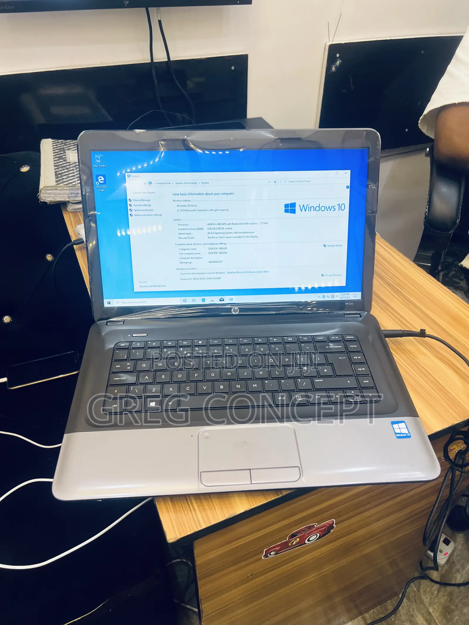 Laptop HP 255 6GB AMD HDD 250GB