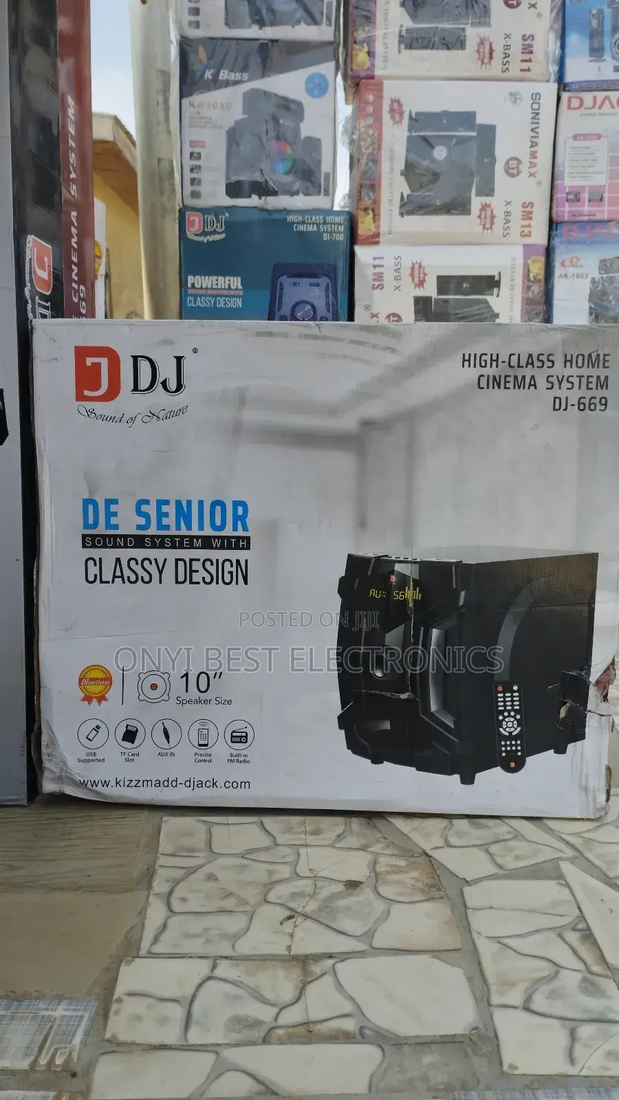 Djack Heavy Woofer Bluetooth Home Theater System Dj-669