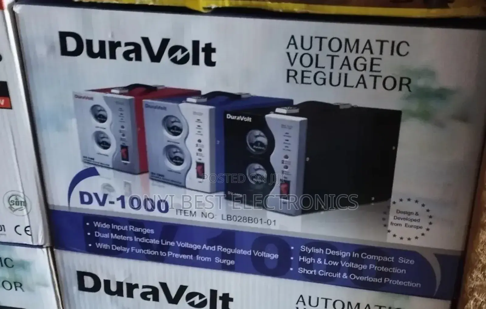 Duravolt - Dv 1000va Relay Automatic Voltage Stabilizer