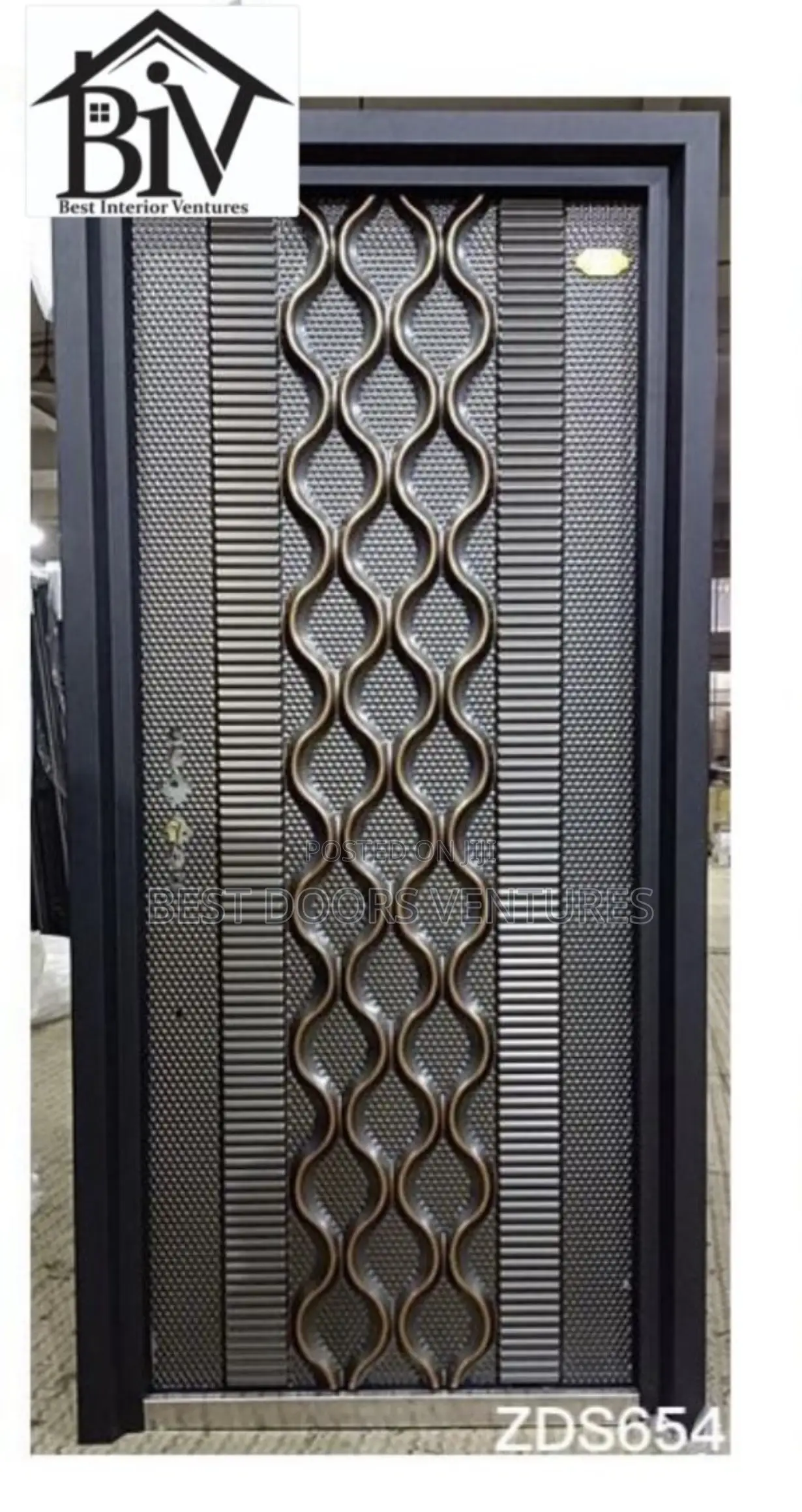 3ft by 7ft Copper Armored Room Door