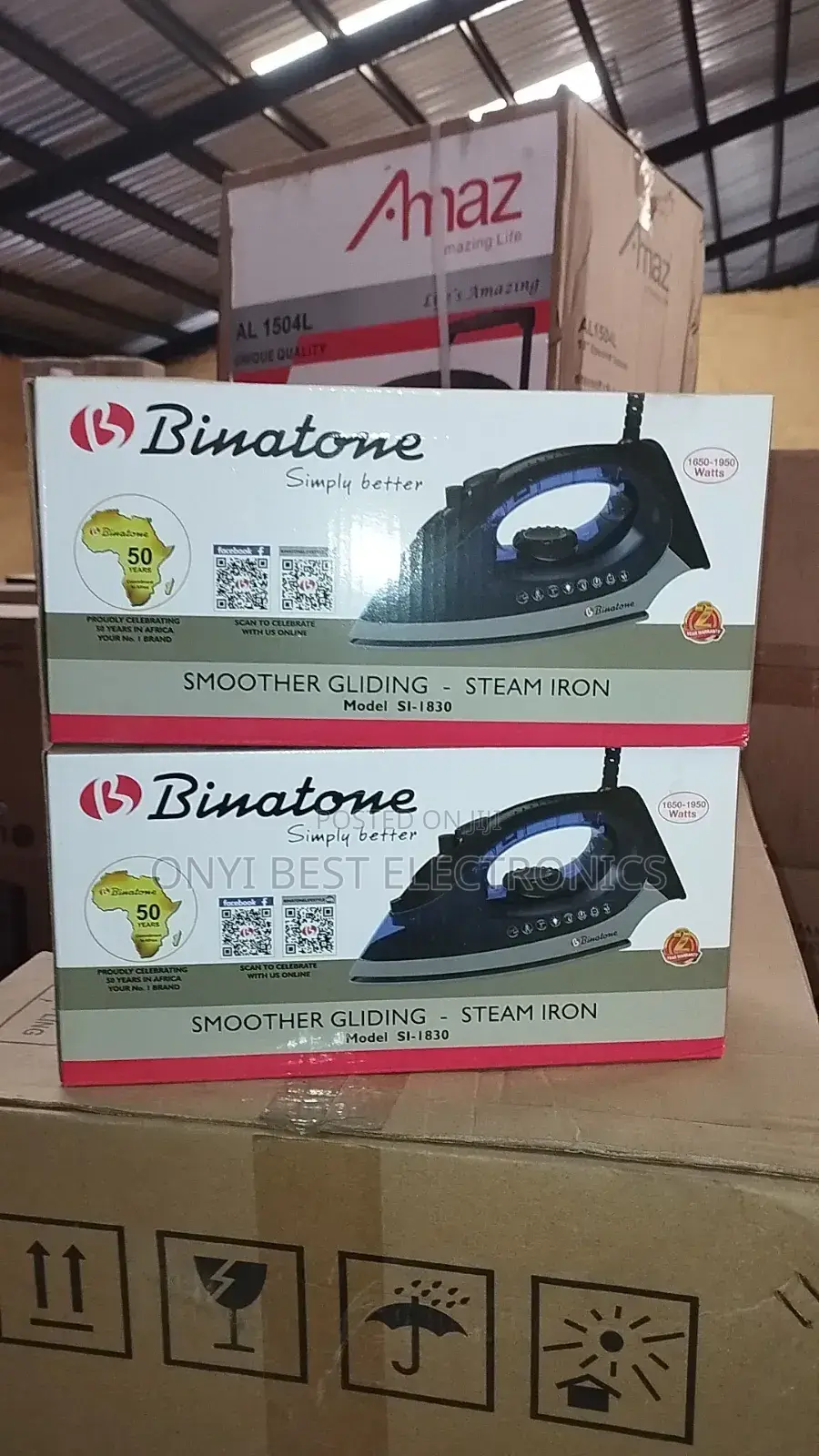 Binatone Smoother Gliding Steam Iron Si-1830