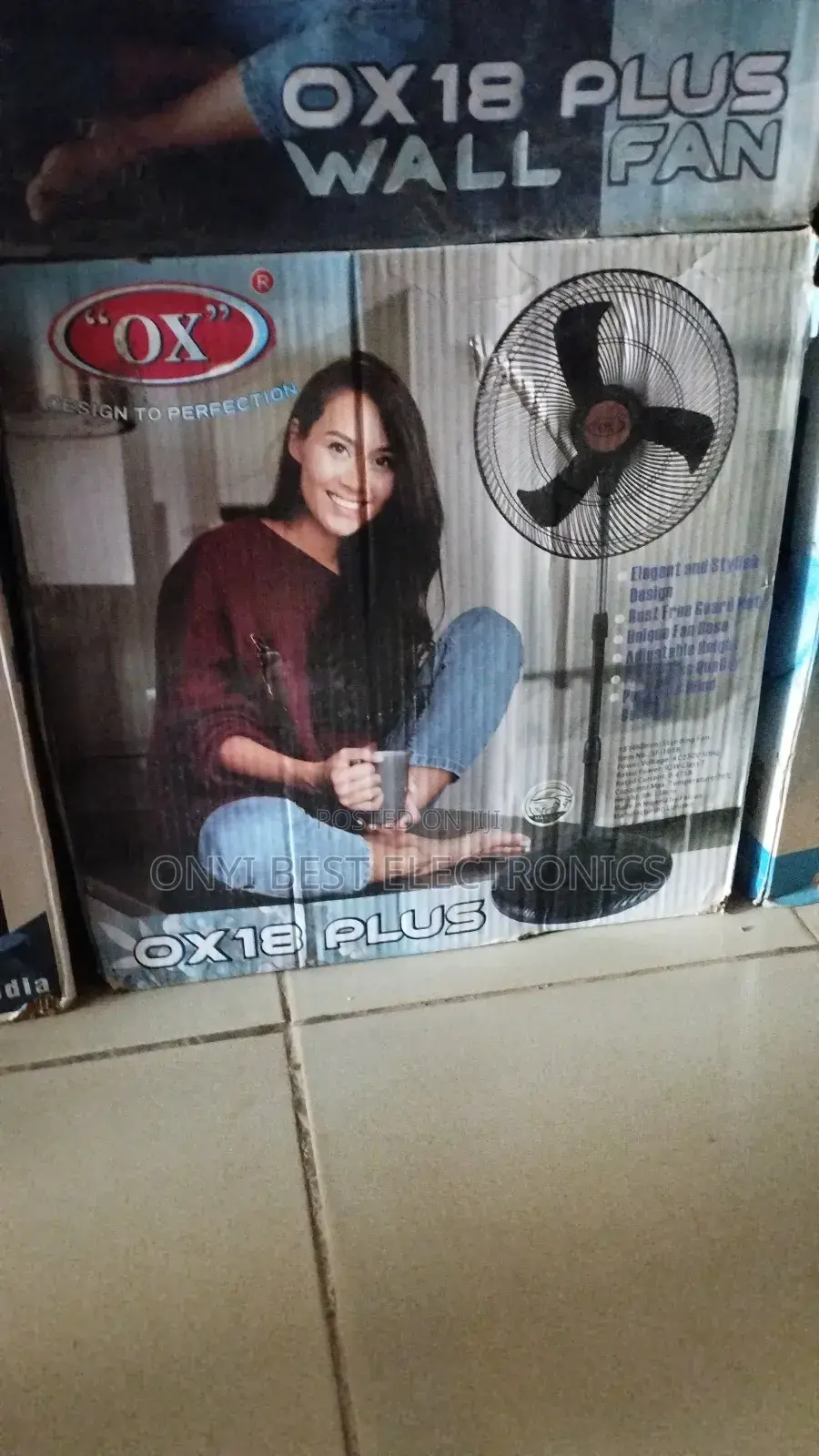 Ox Plus 18 Inches Plastic Standing Fan