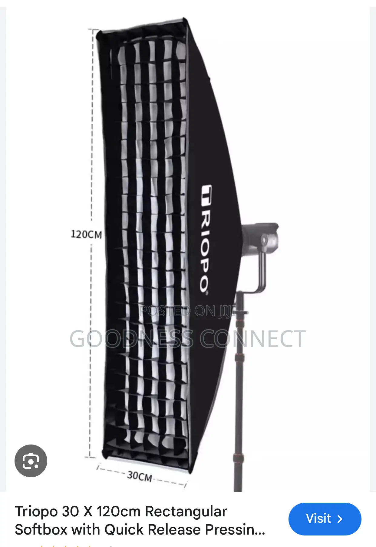 Triopo Strip Softbox 30x120cm