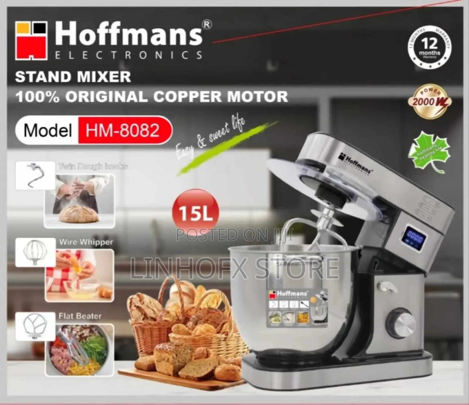 Hoffman's Stand Mixer Hm-8082