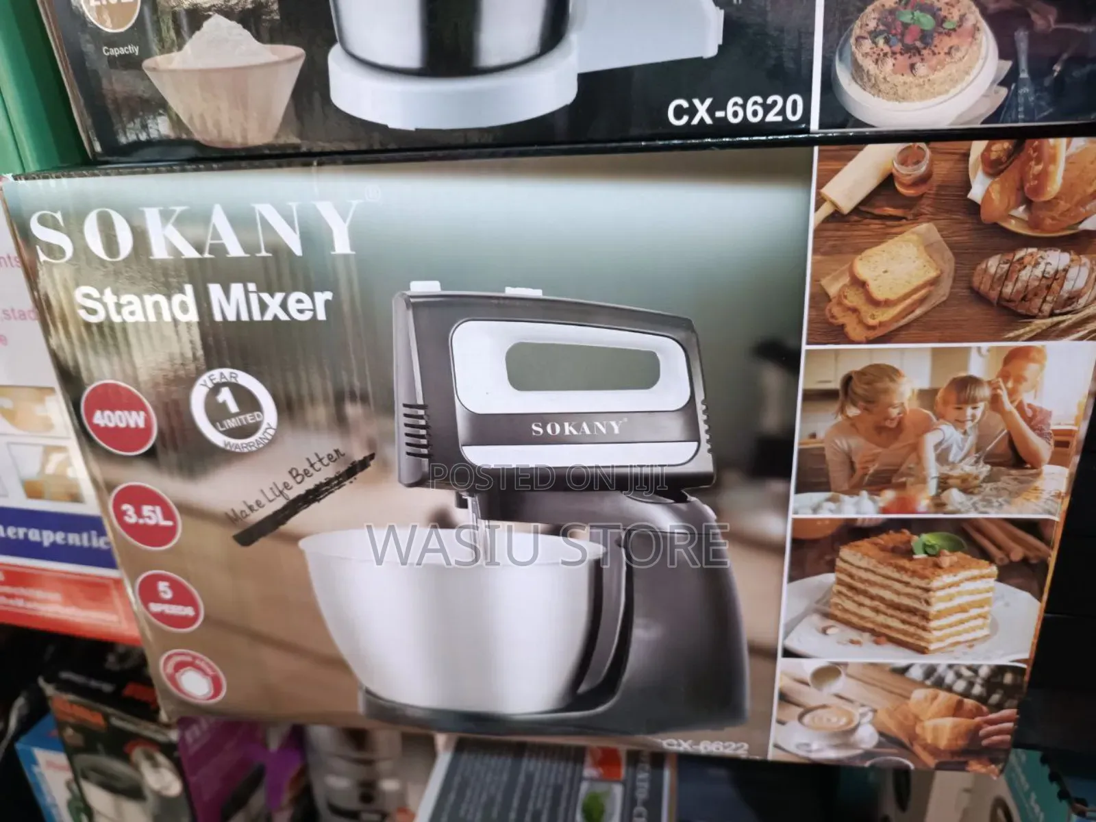 Sokany Electric Cake Mixer (3.5 Lit Sokany Mixer With Bowl)